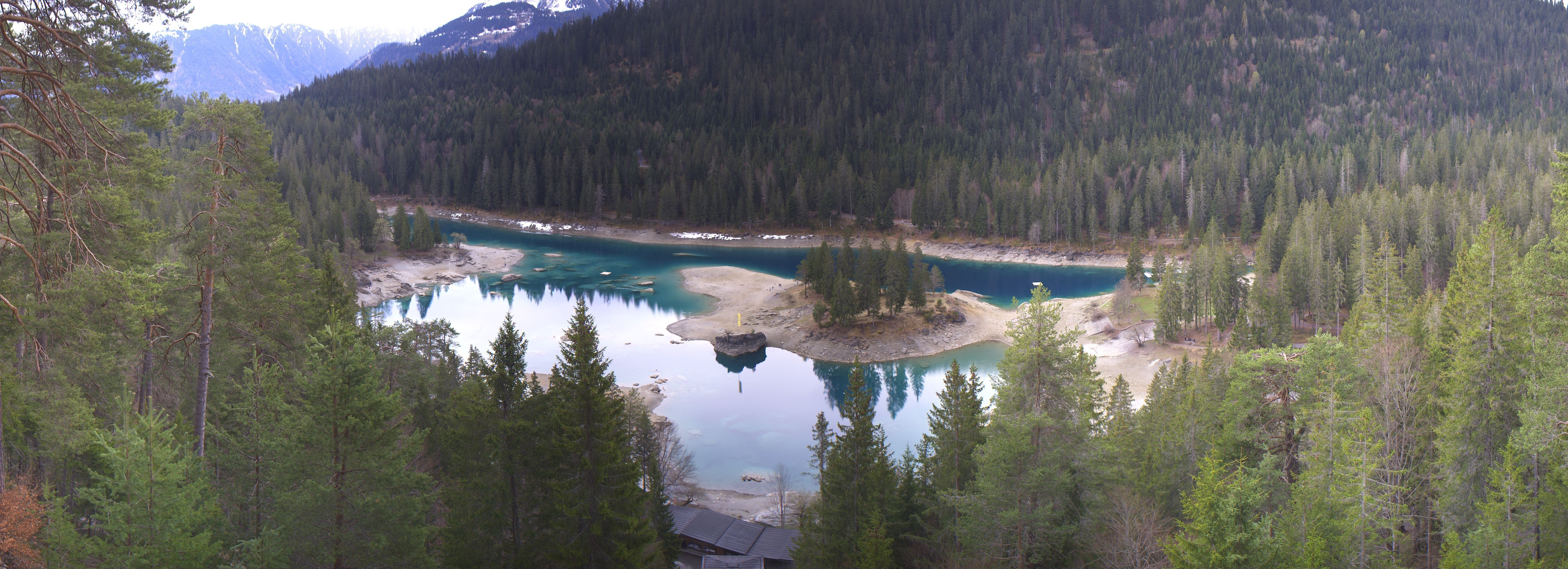 Archiv Foto Webcam Flims: Caumasee