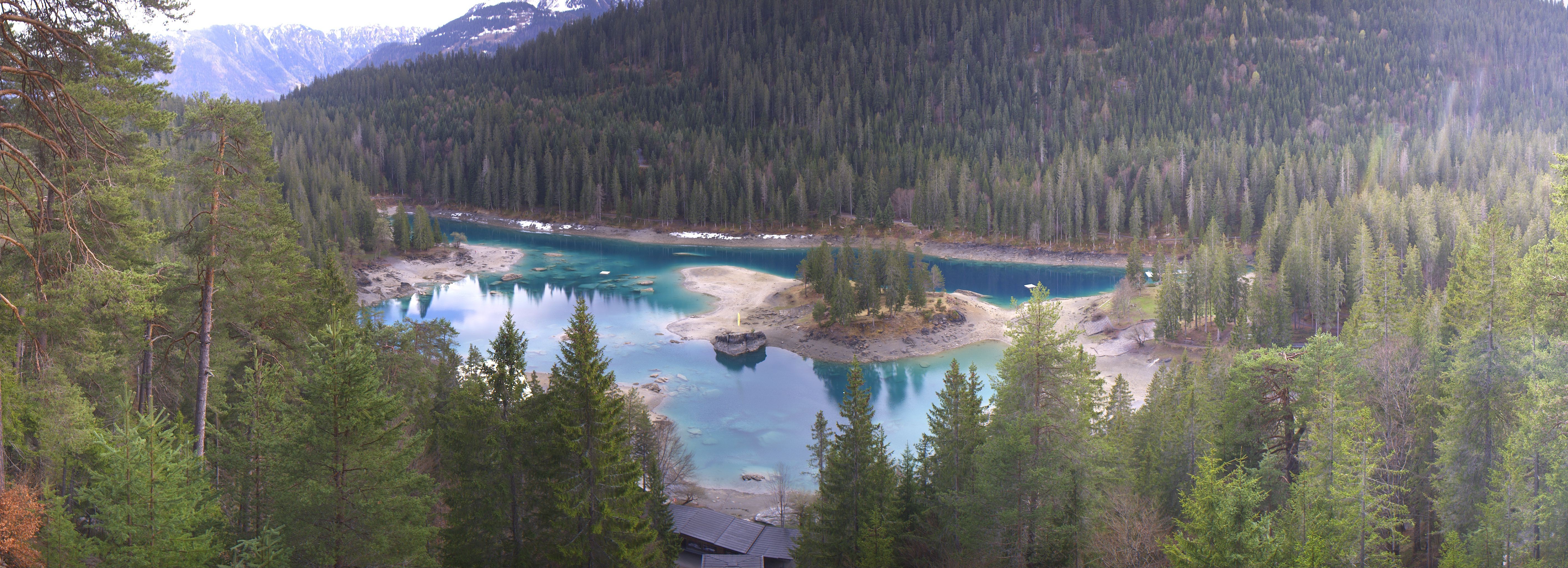 Archiv Foto Webcam Flims: Caumasee