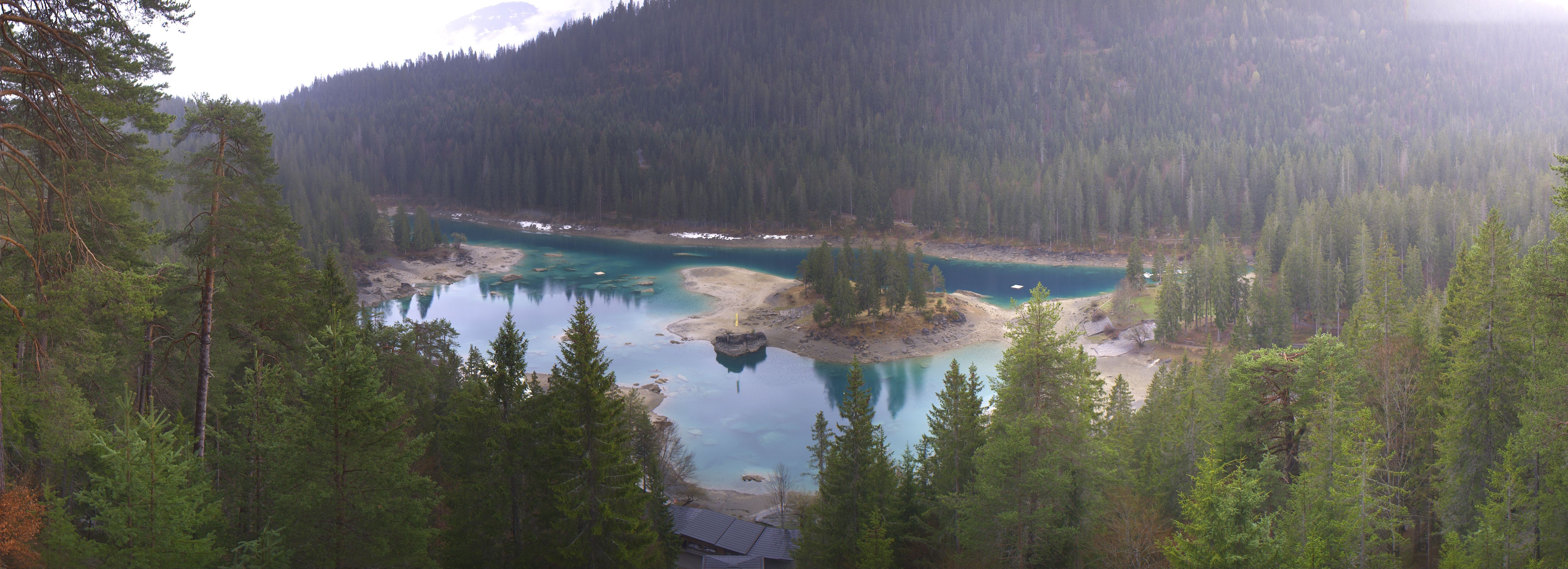 Archiv Foto Webcam Flims: Caumasee