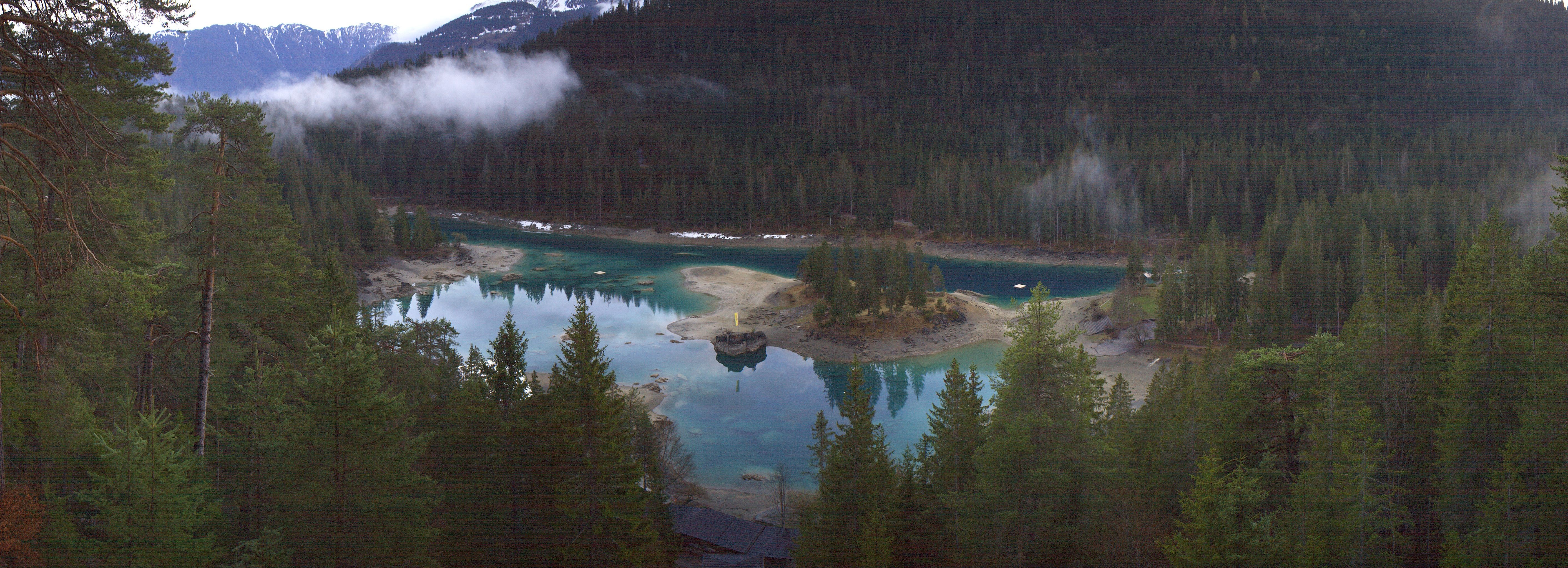 Archiv Foto Webcam Flims: Caumasee