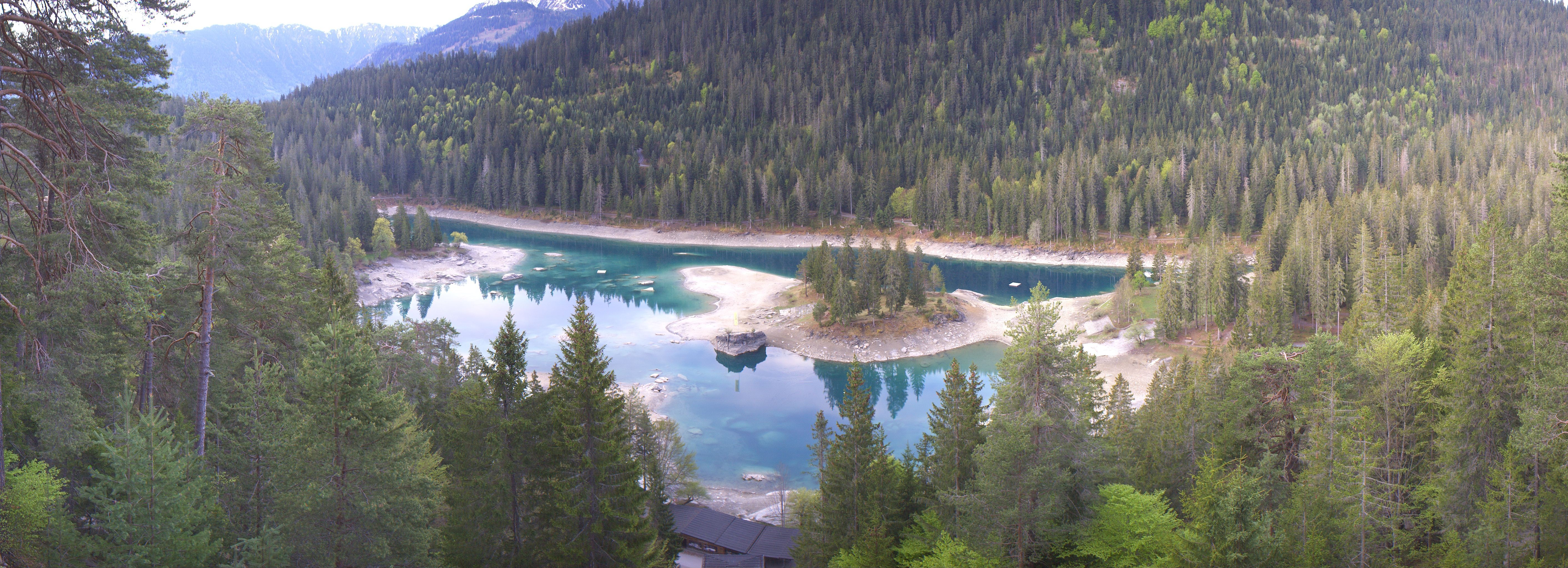 Archiv Foto Webcam Flims: Caumasee