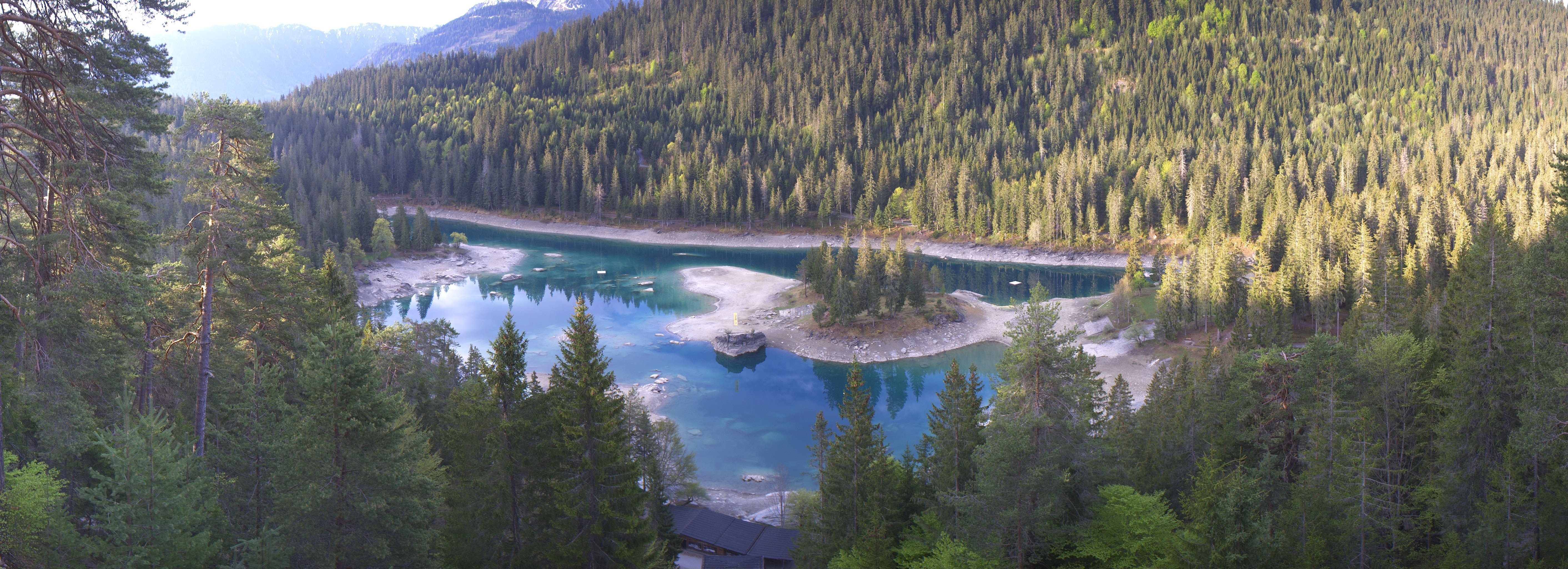Archiv Foto Webcam Flims: Caumasee