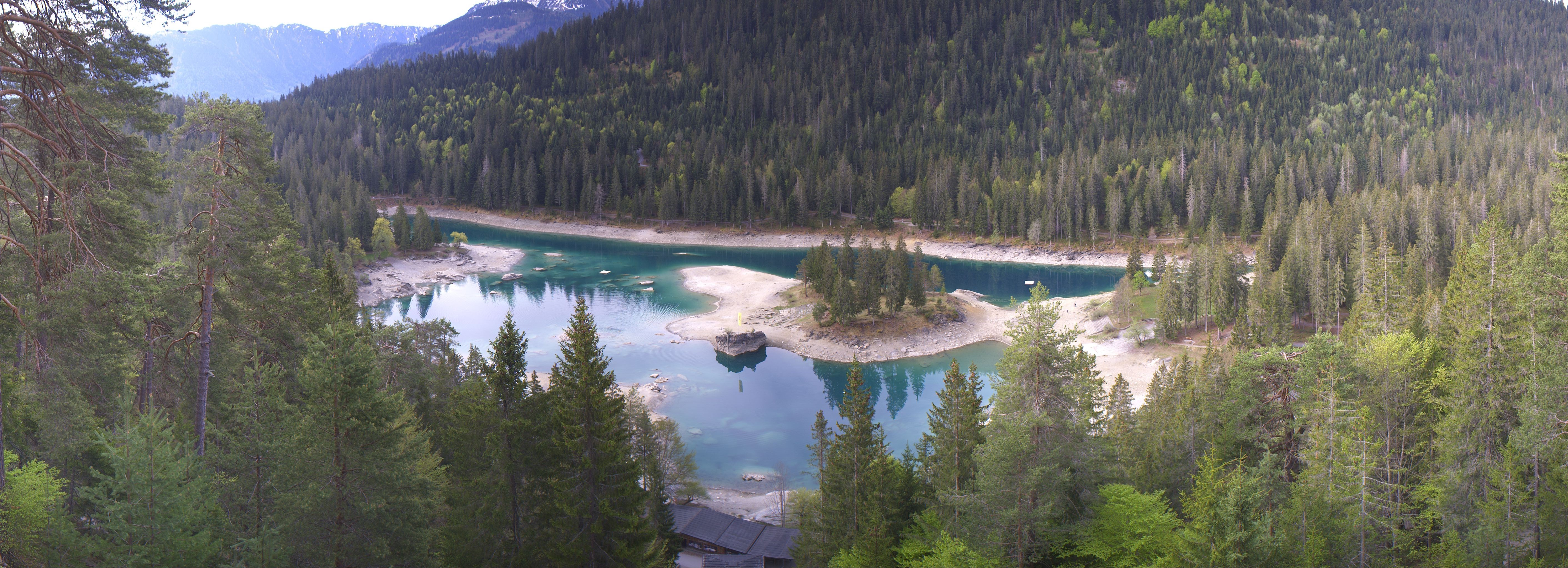 Archiv Foto Webcam Flims: Caumasee