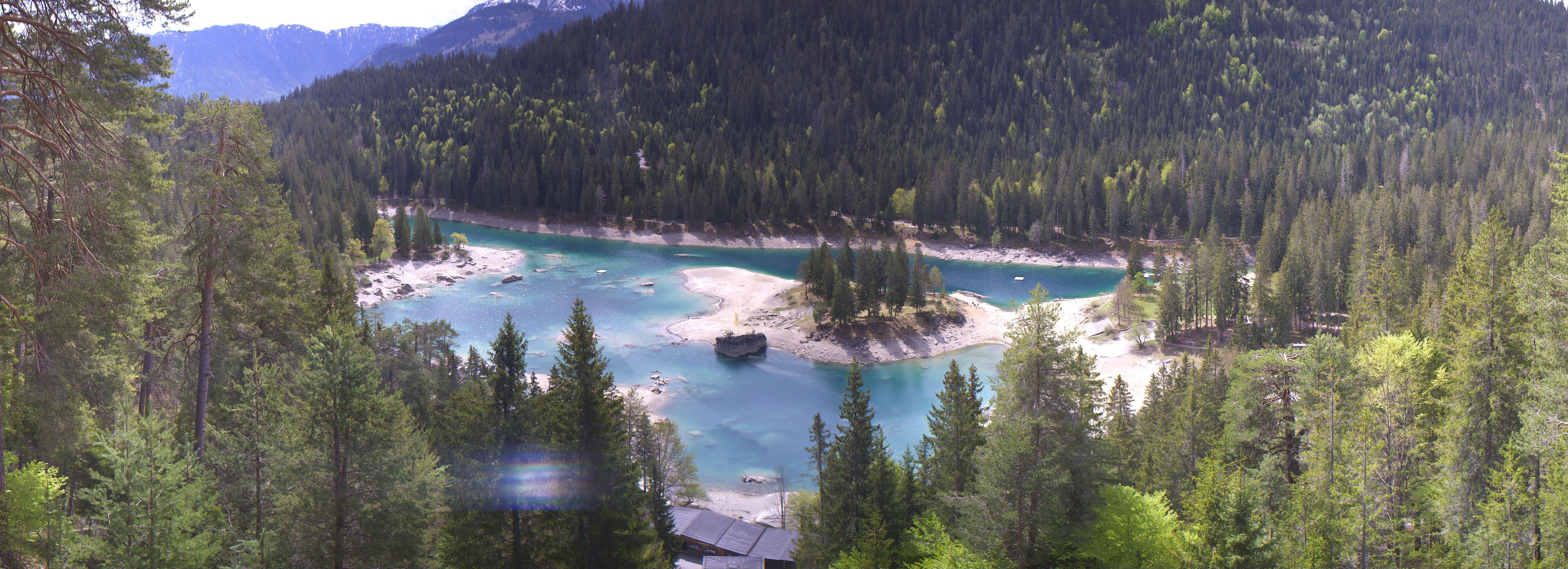 Archiv Foto Webcam Flims: Caumasee