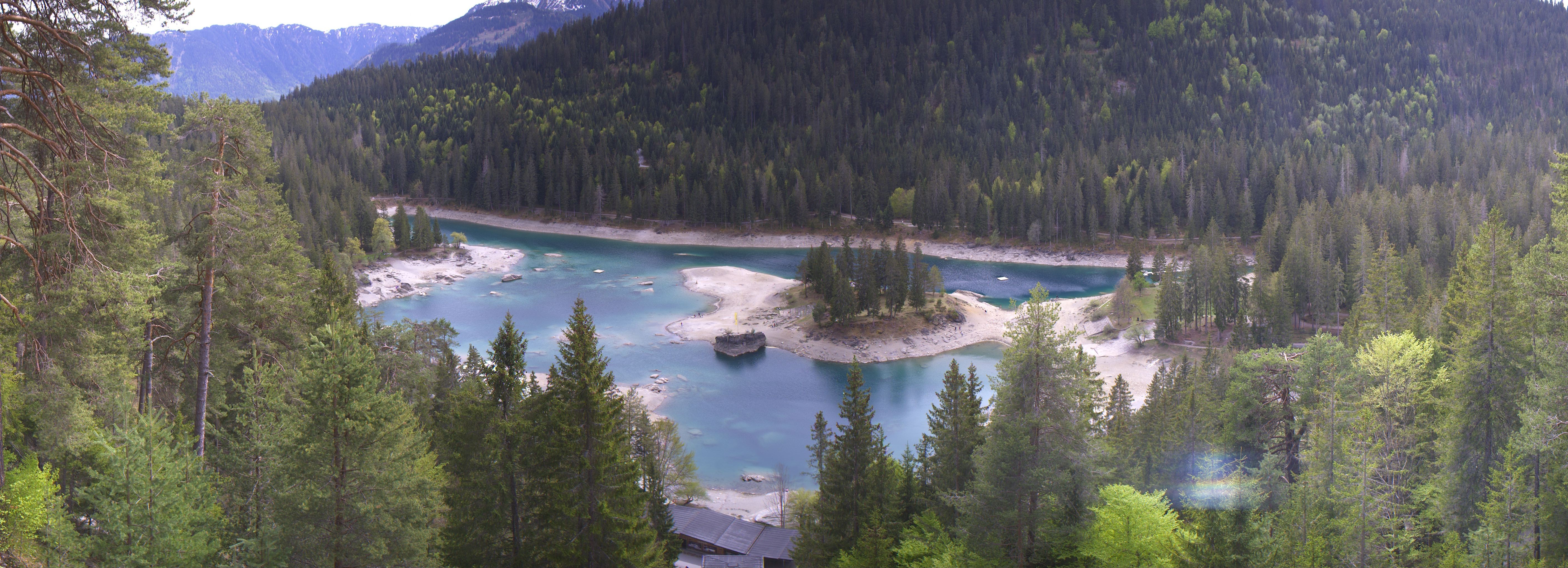 Archiv Foto Webcam Flims: Caumasee
