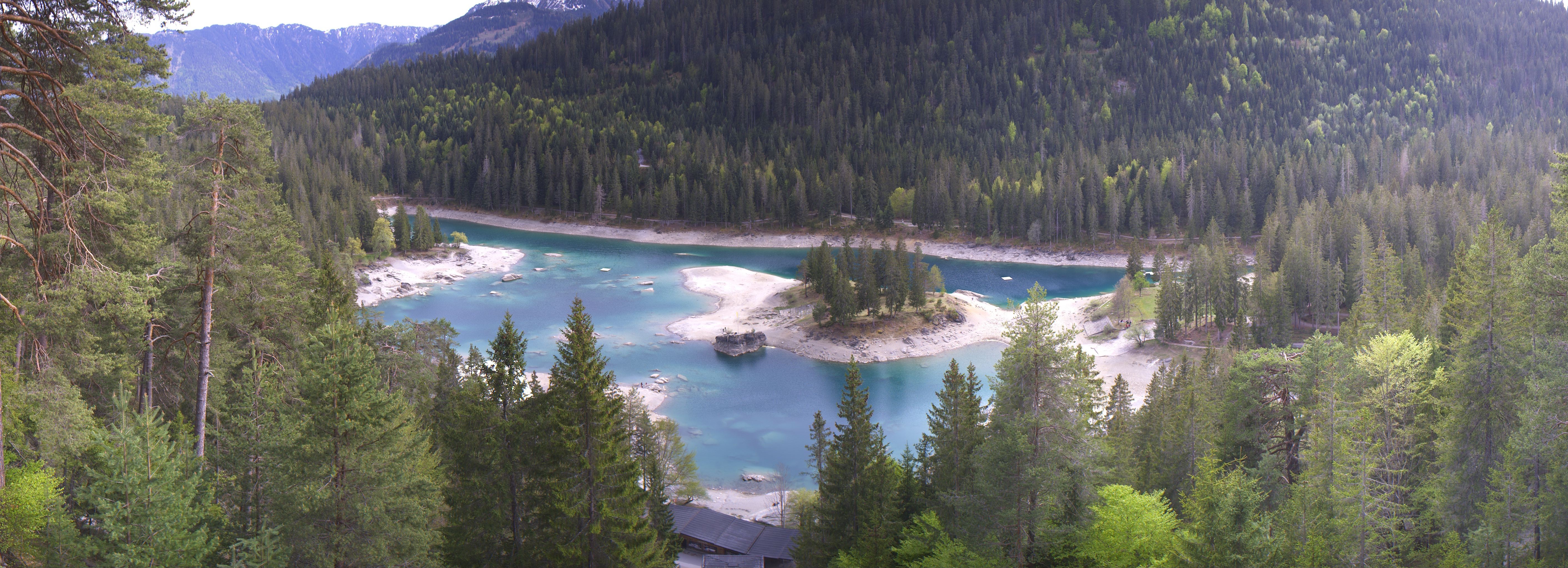 Archiv Foto Webcam Flims: Caumasee
