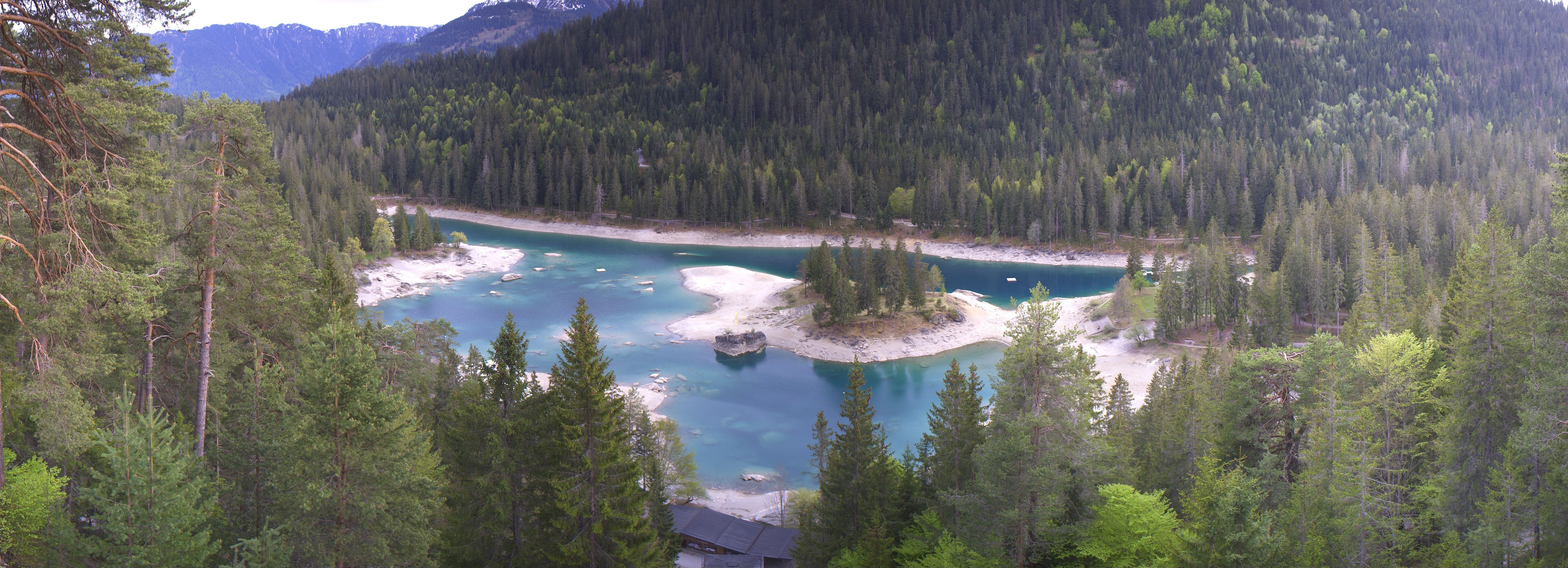 Archiv Foto Webcam Flims: Caumasee