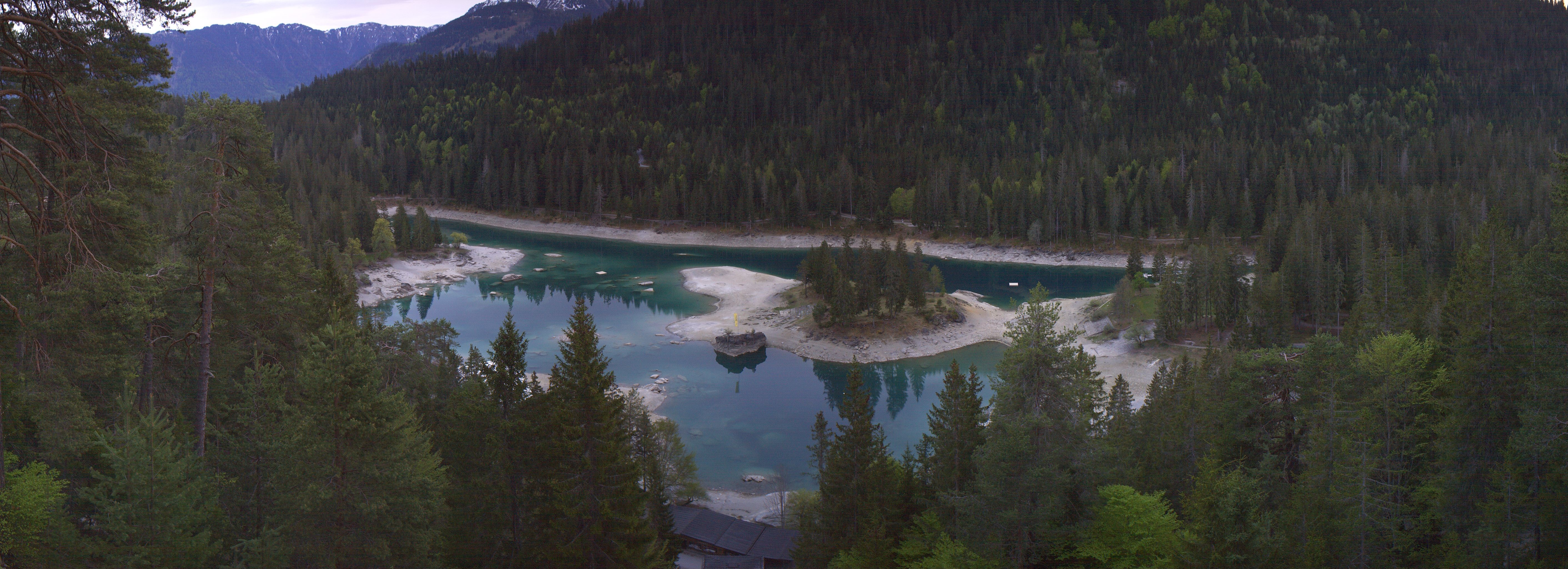 Archiv Foto Webcam Flims: Caumasee