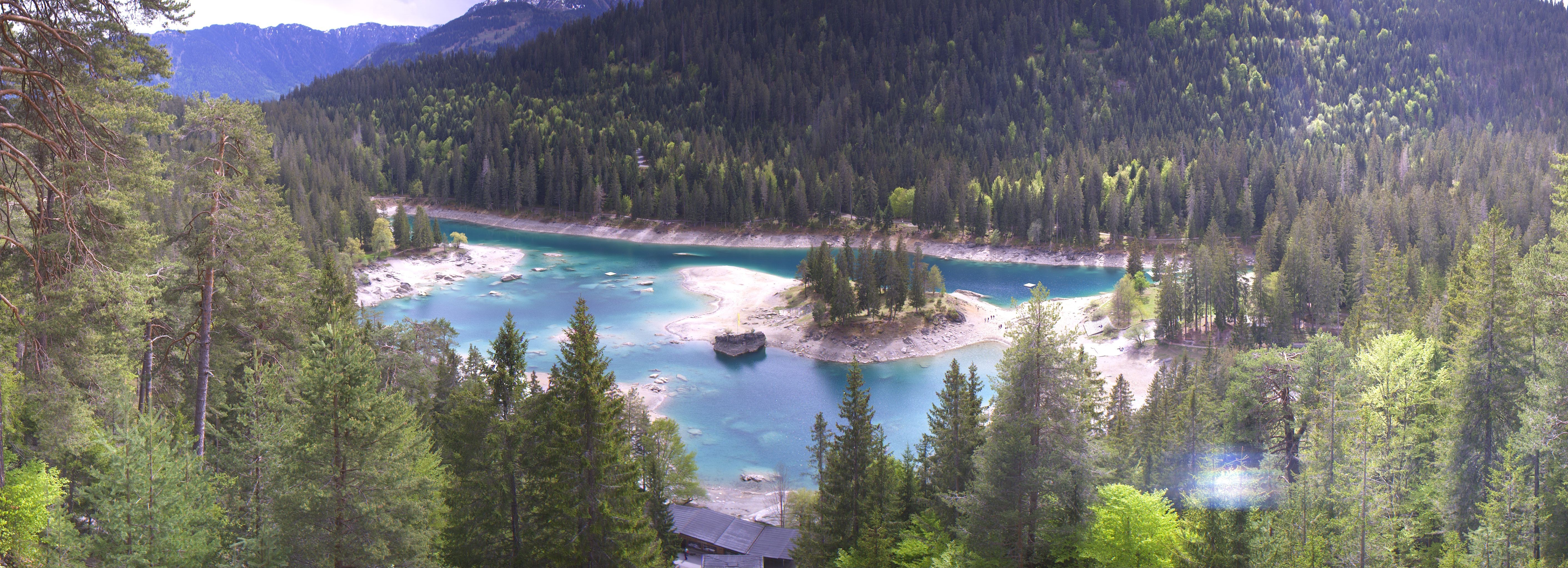 Archiv Foto Webcam Flims: Caumasee