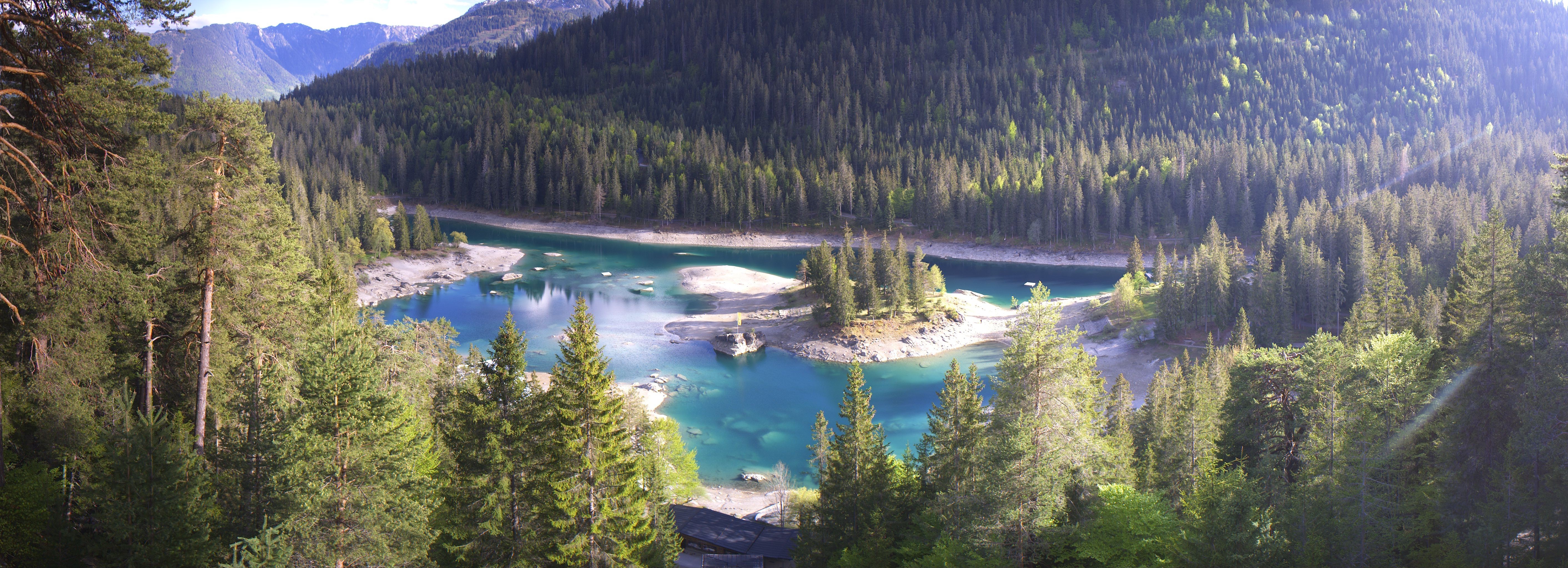 Archiv Foto Webcam Flims: Caumasee