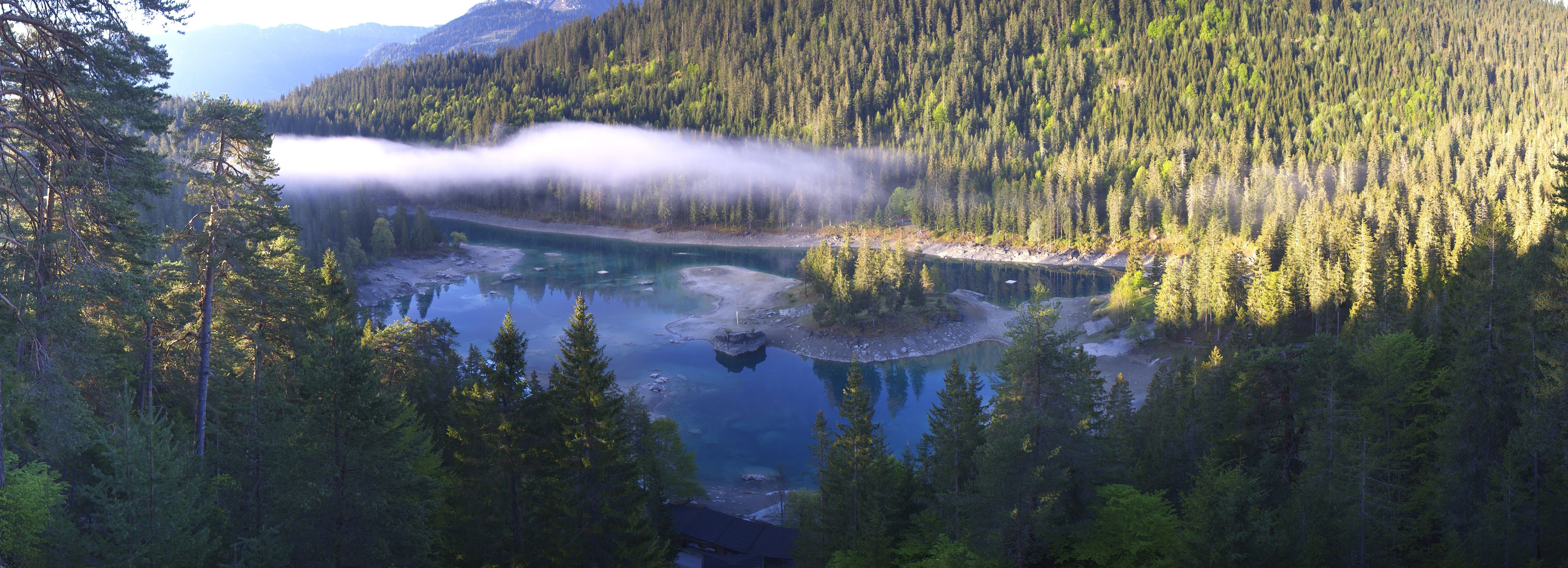 Archiv Foto Webcam Flims: Caumasee