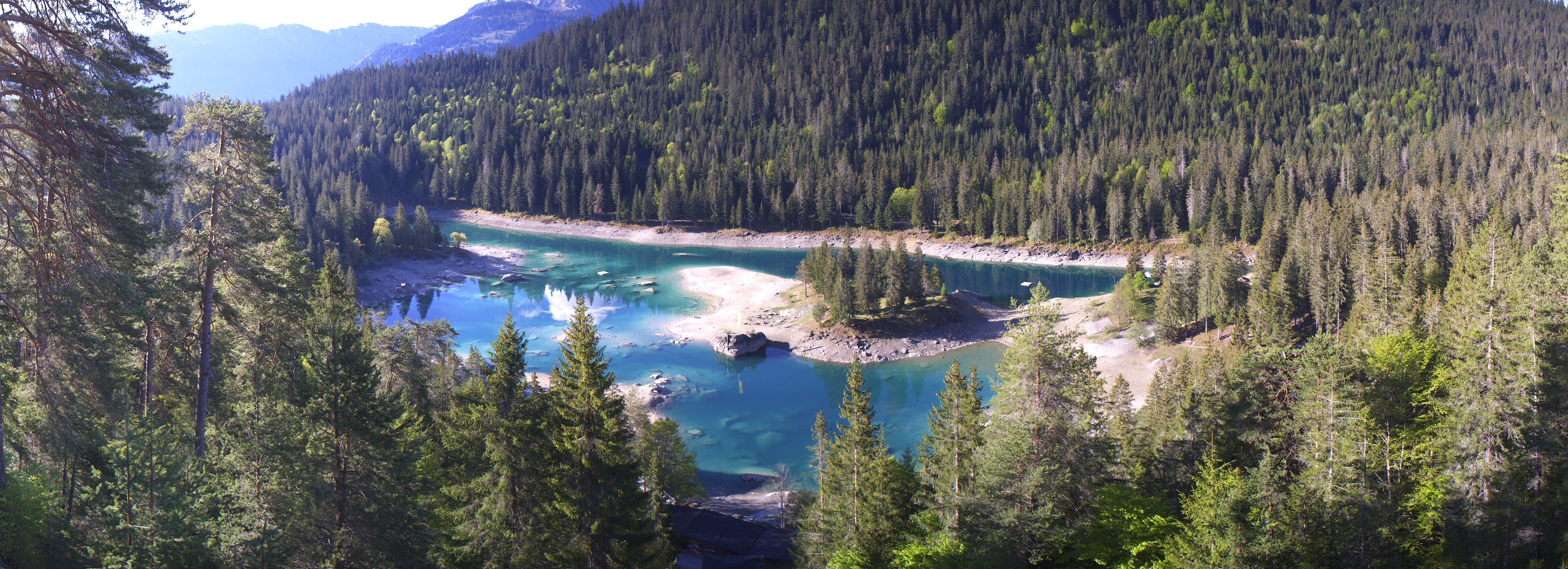 Archiv Foto Webcam Flims: Caumasee