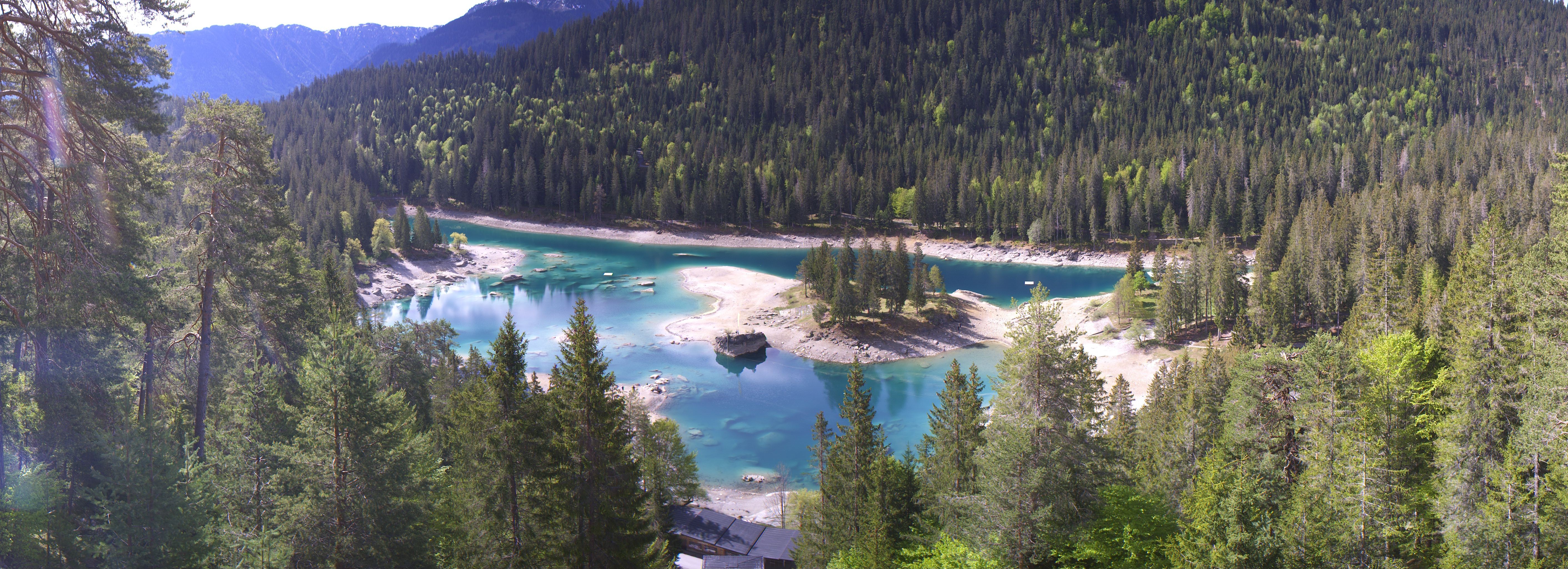 Archiv Foto Webcam Flims: Caumasee