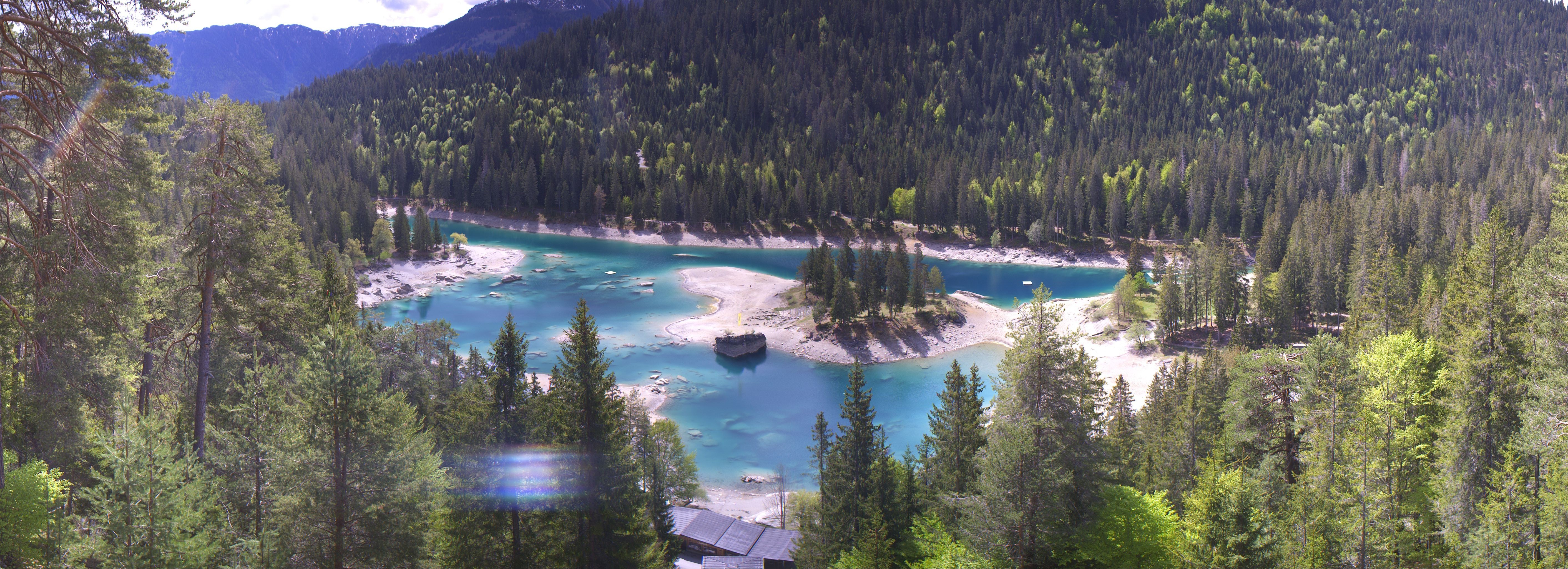 Archiv Foto Webcam Flims: Caumasee