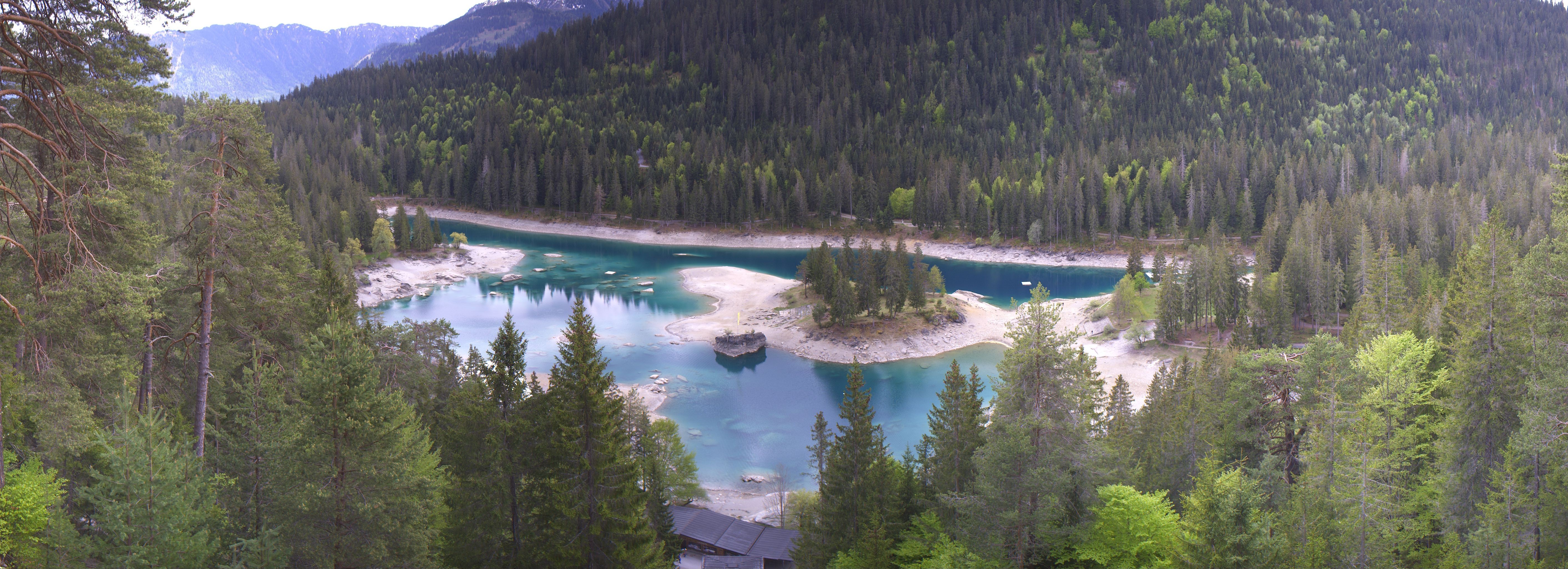 Archiv Foto Webcam Flims: Caumasee