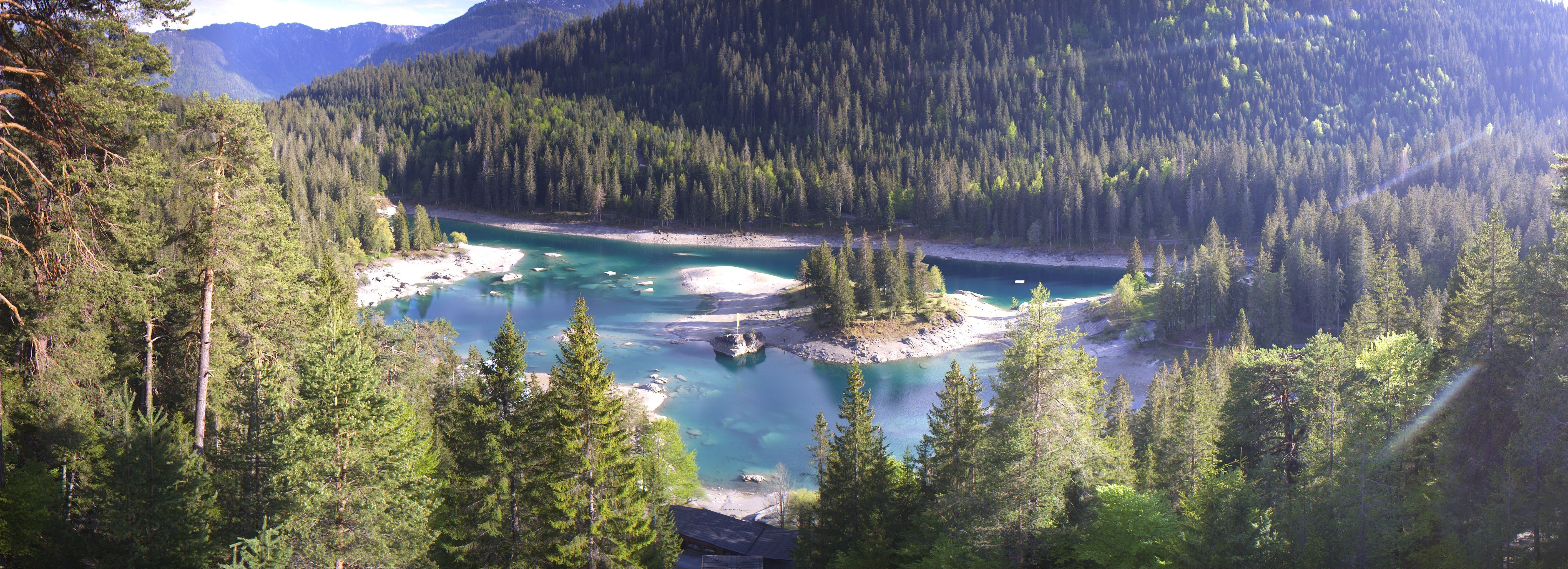 Archiv Foto Webcam Flims: Caumasee