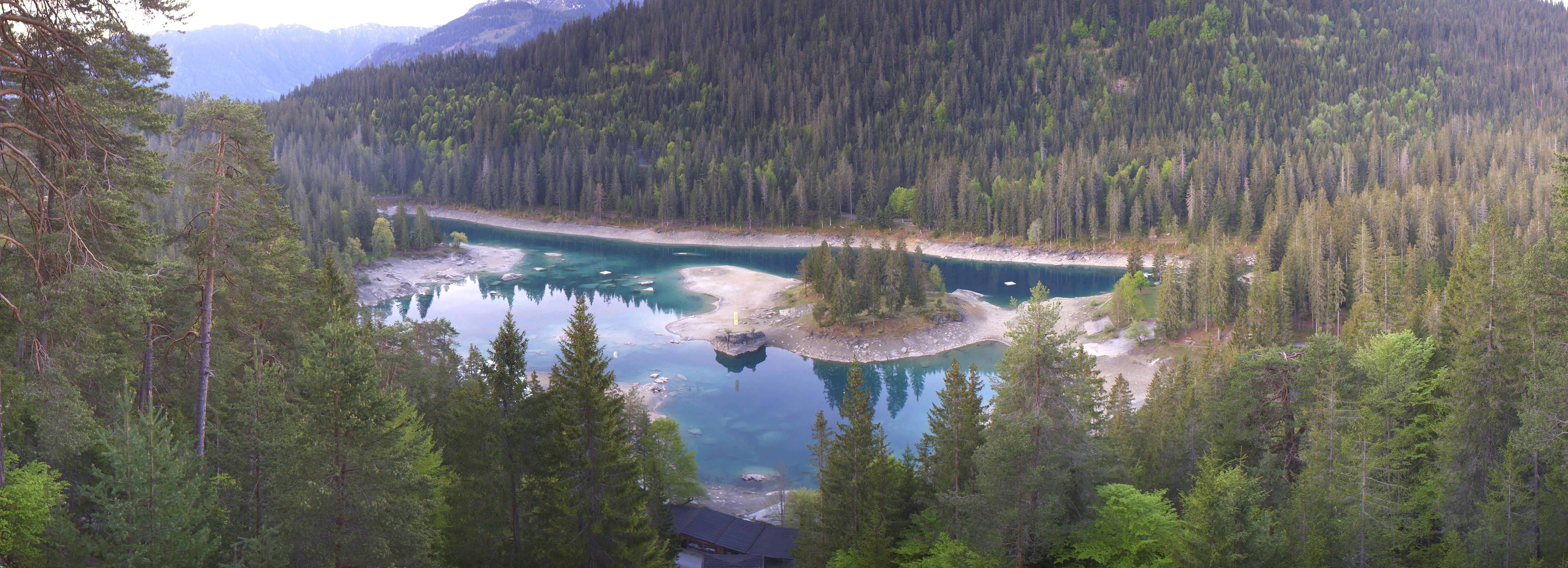 Archiv Foto Webcam Flims: Caumasee