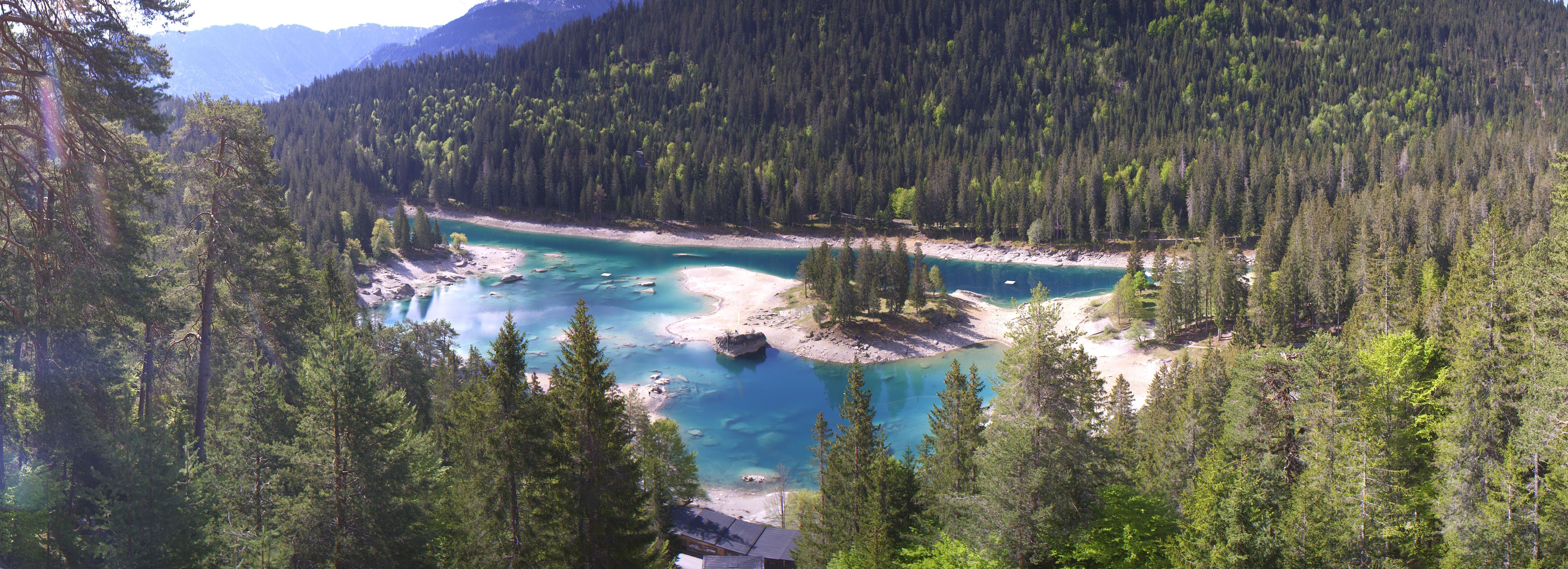 Archiv Foto Webcam Flims: Caumasee