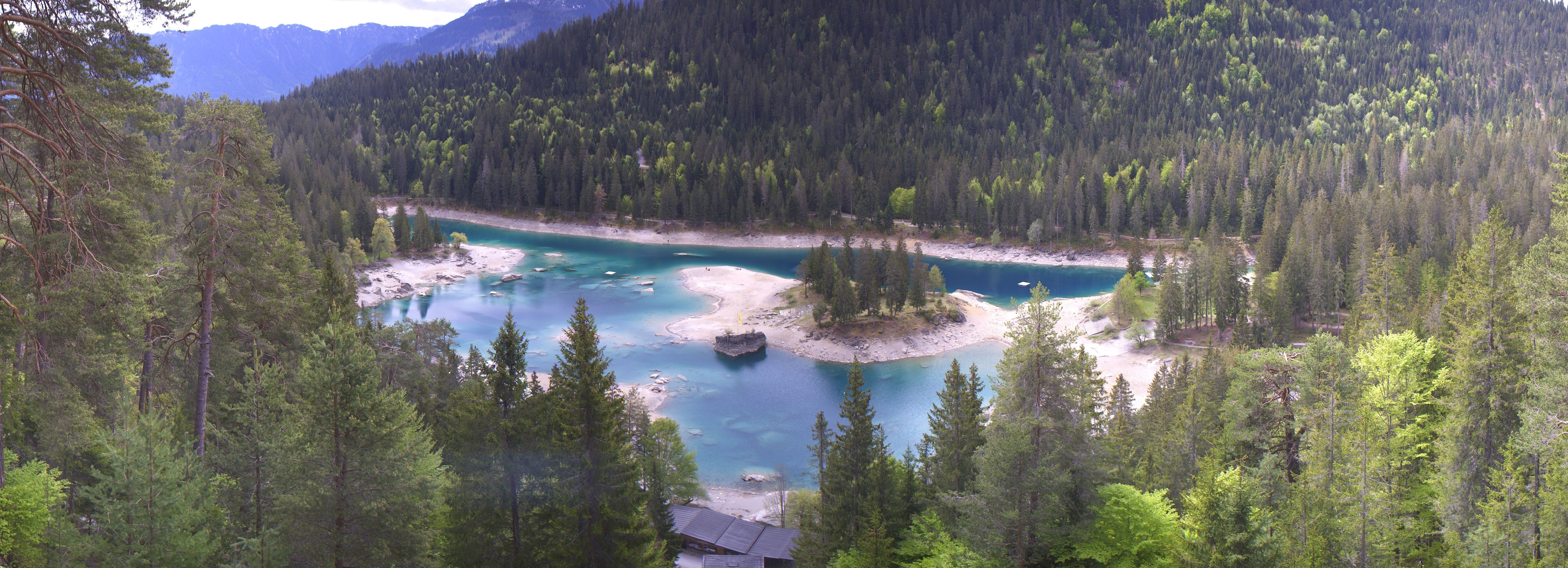 Archiv Foto Webcam Flims: Caumasee