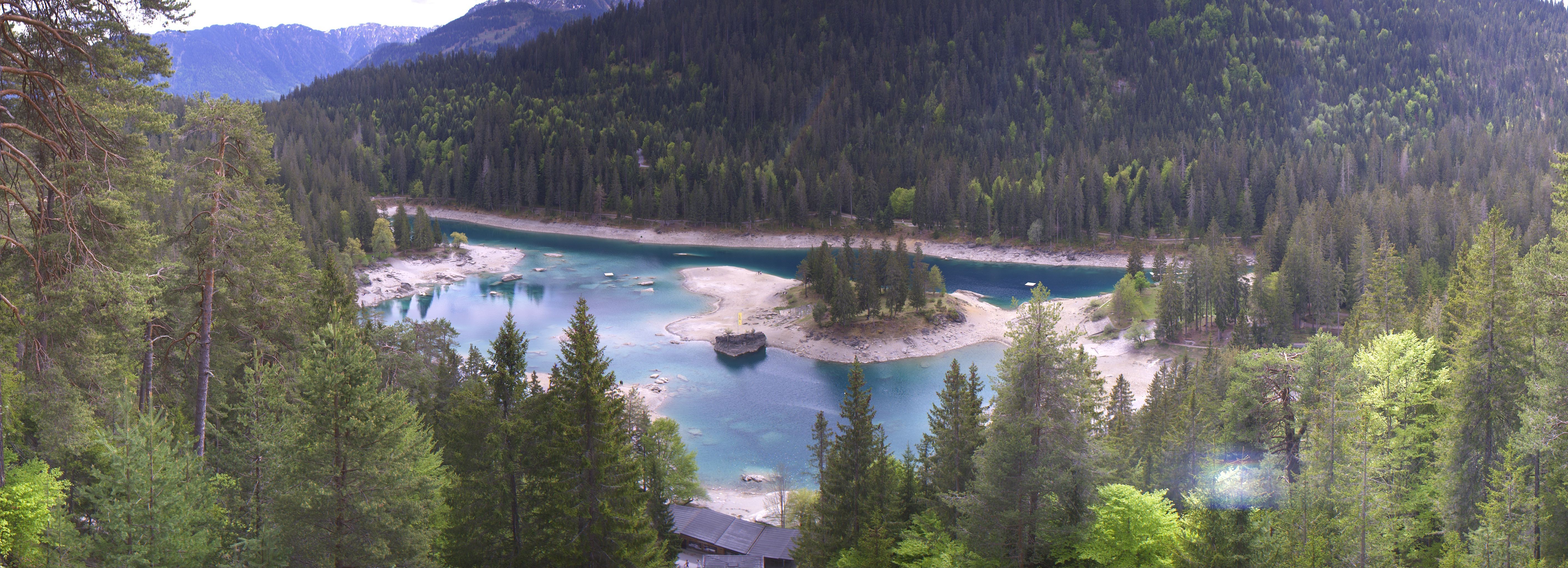 Archiv Foto Webcam Flims: Caumasee
