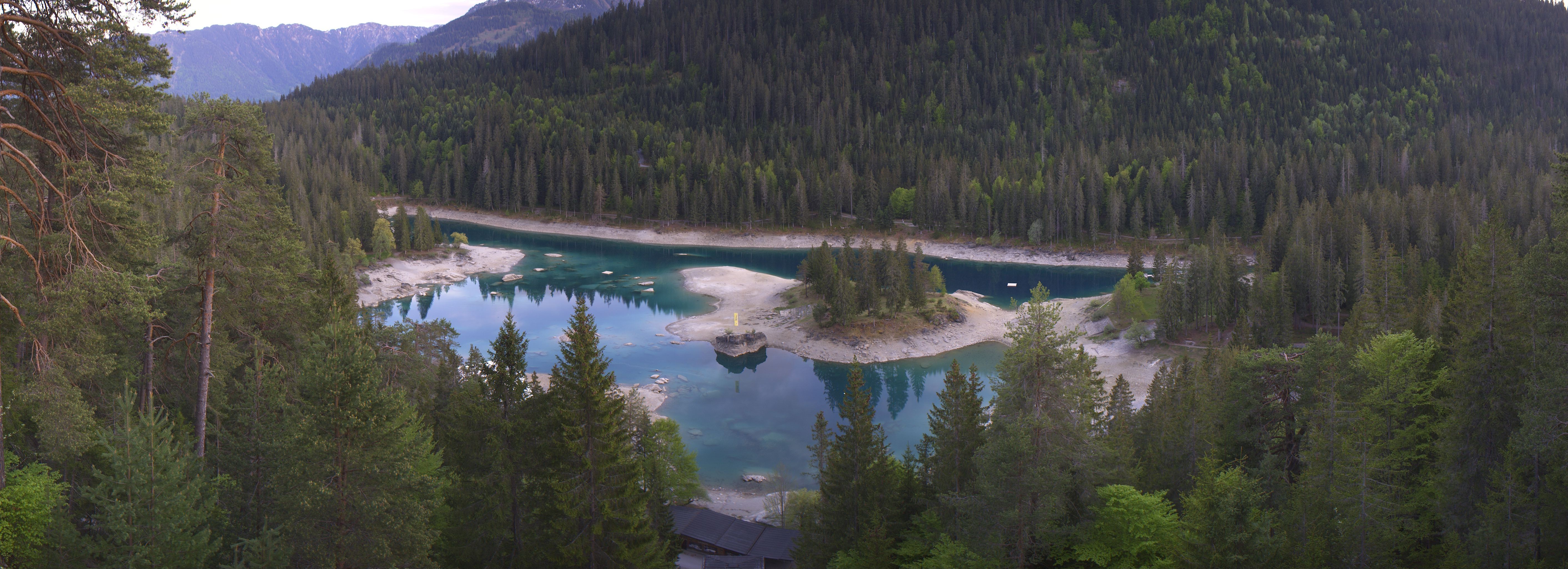 Archiv Foto Webcam Flims: Caumasee
