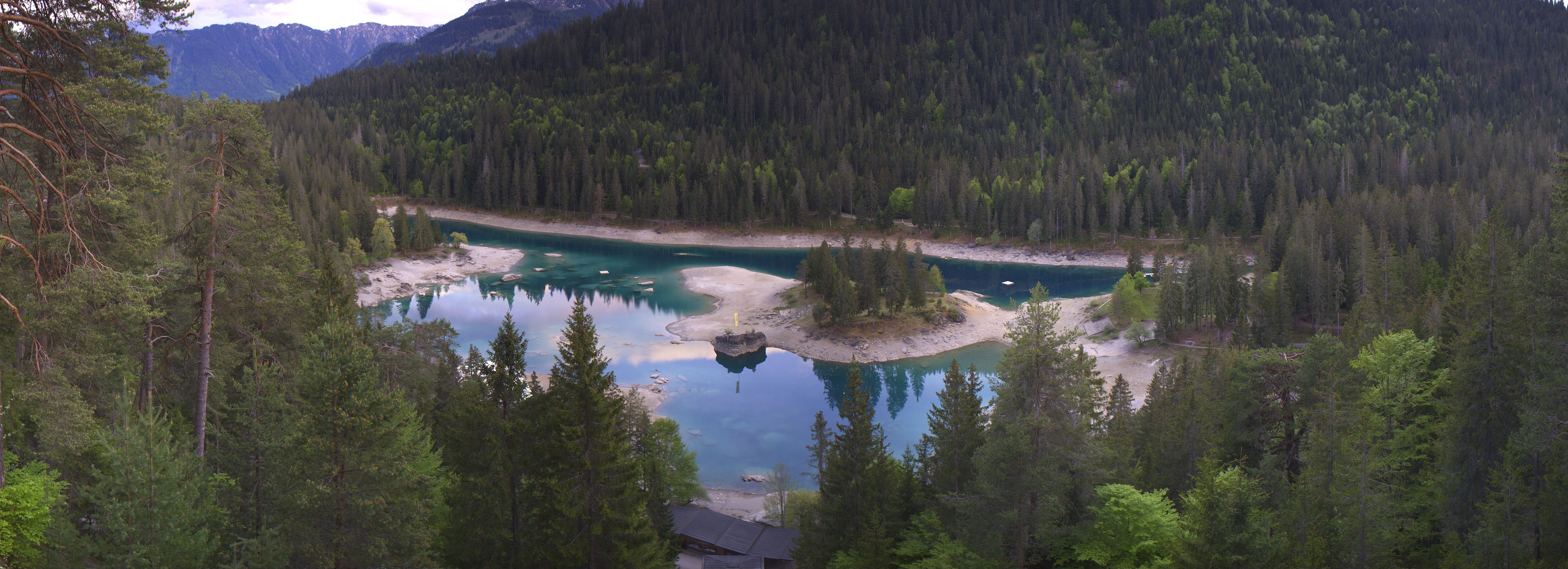 Archiv Foto Webcam Flims: Caumasee