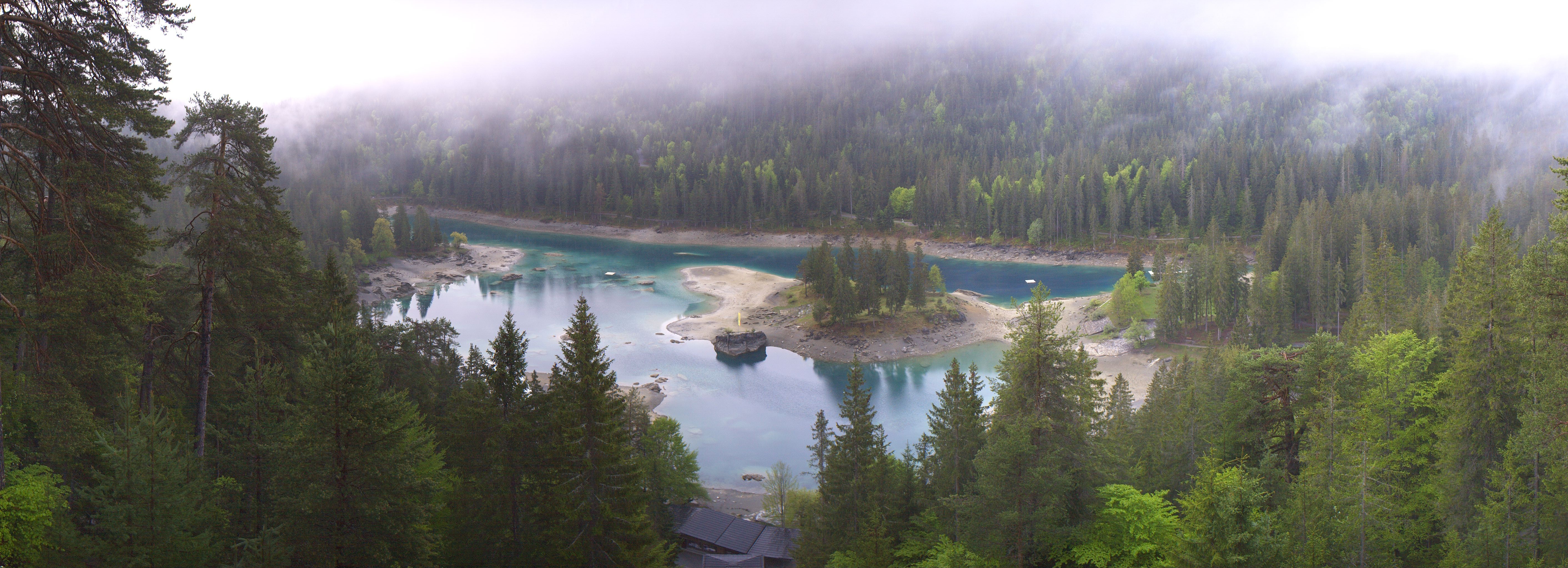 Archiv Foto Webcam Flims: Caumasee