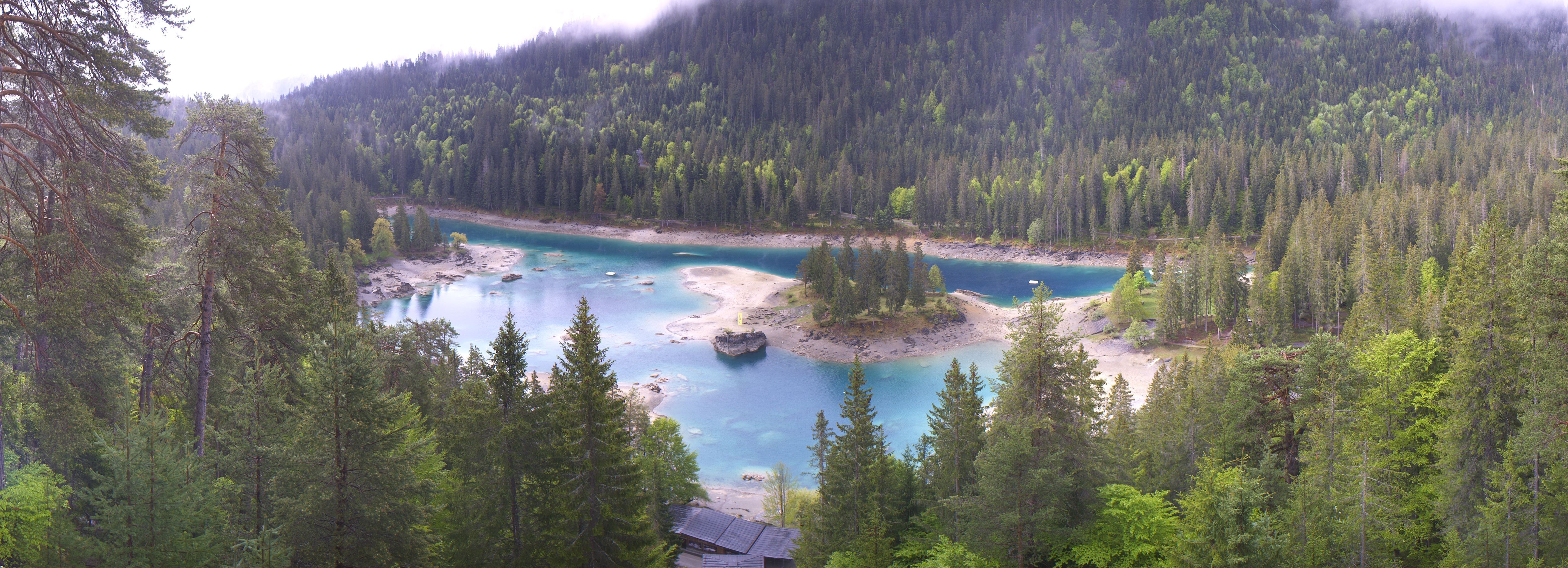 Archiv Foto Webcam Flims: Caumasee
