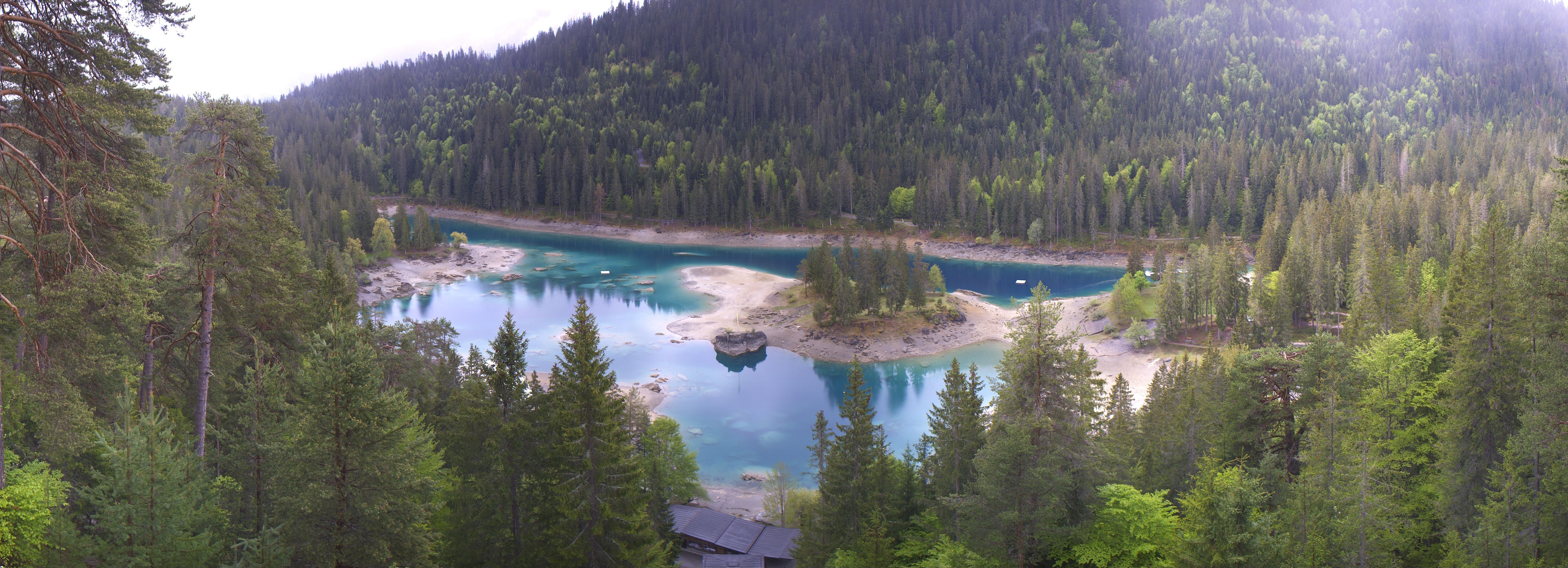 Archiv Foto Webcam Flims: Caumasee