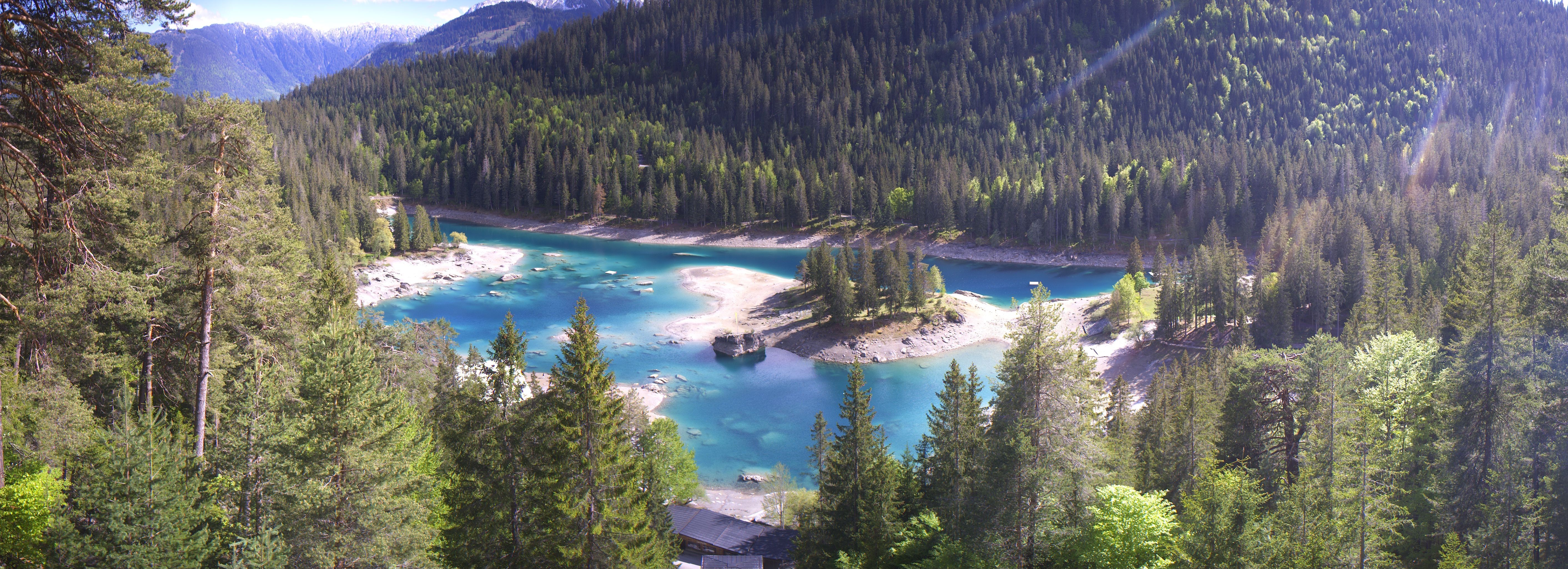 Archiv Foto Webcam Flims: Caumasee