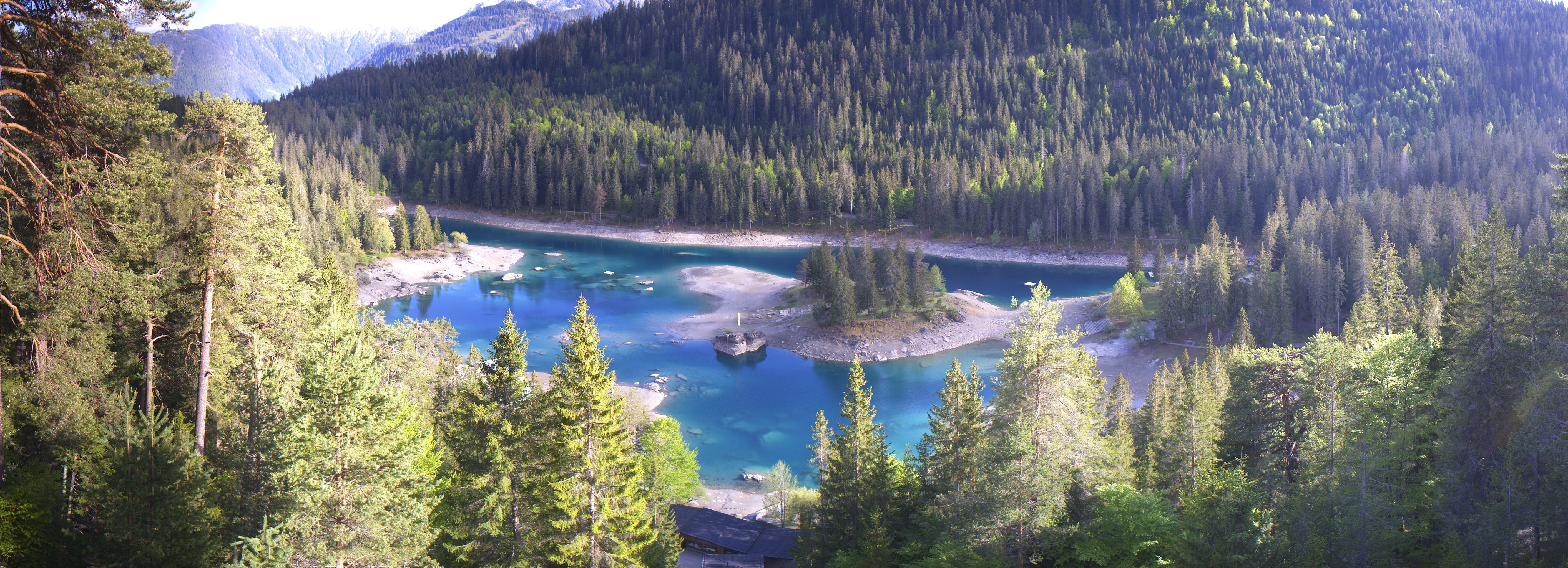 Archiv Foto Webcam Flims: Caumasee