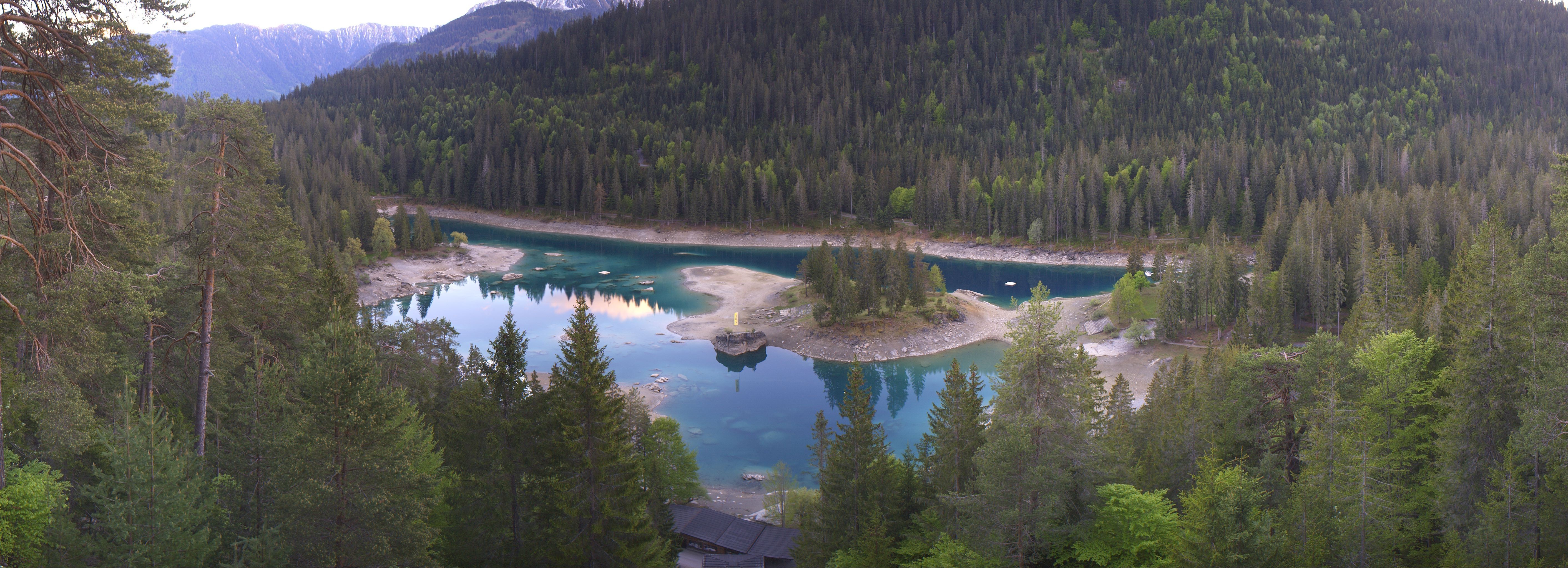 Archiv Foto Webcam Flims: Caumasee
