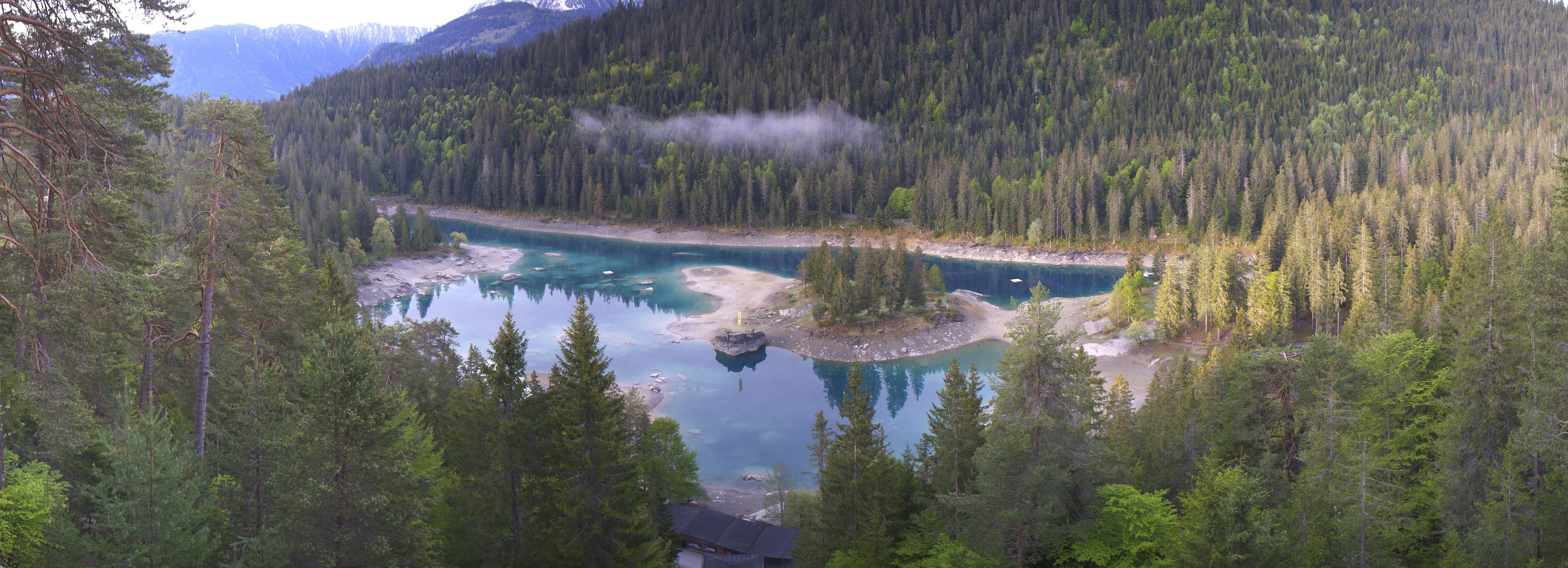 Archiv Foto Webcam Flims: Caumasee