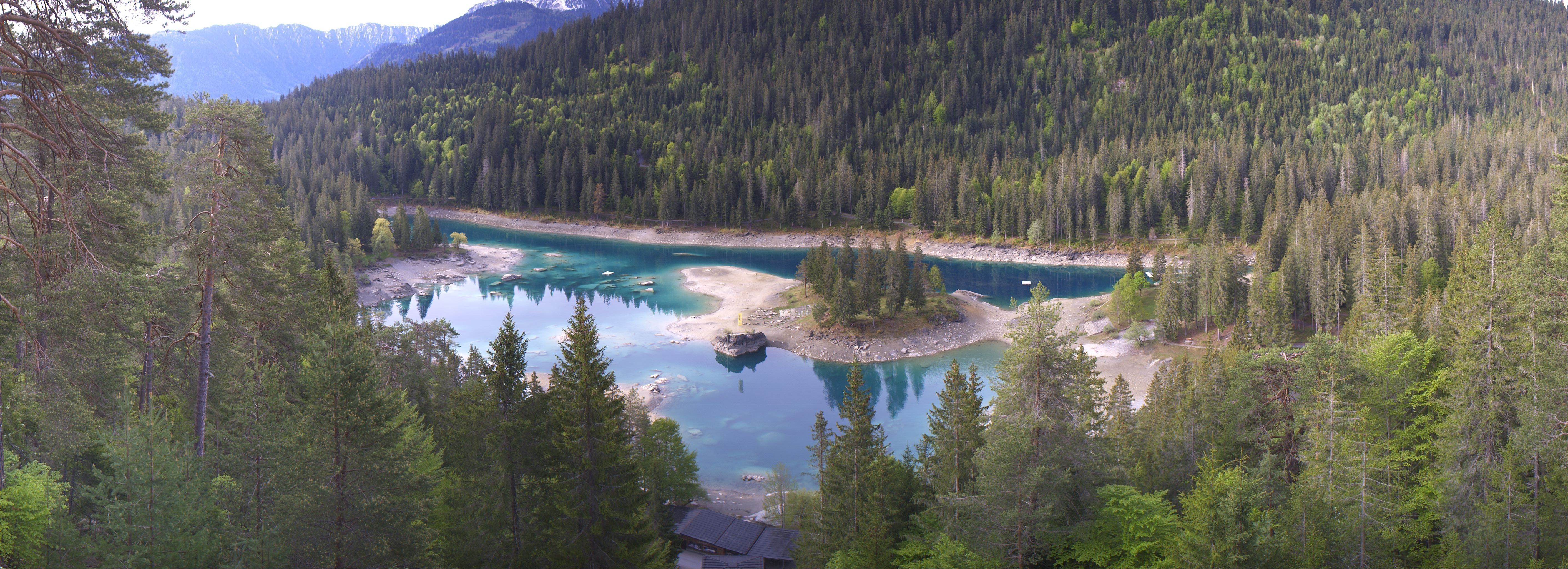 Archiv Foto Webcam Flims: Caumasee