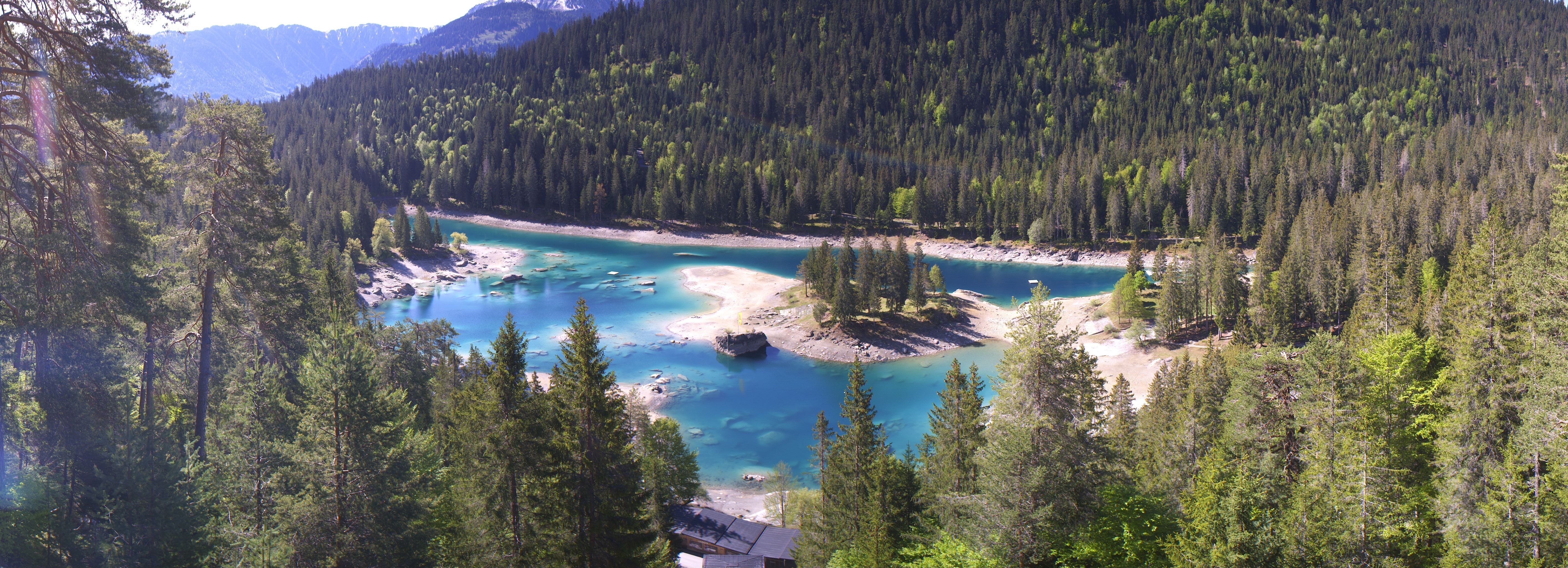 Archiv Foto Webcam Flims: Caumasee
