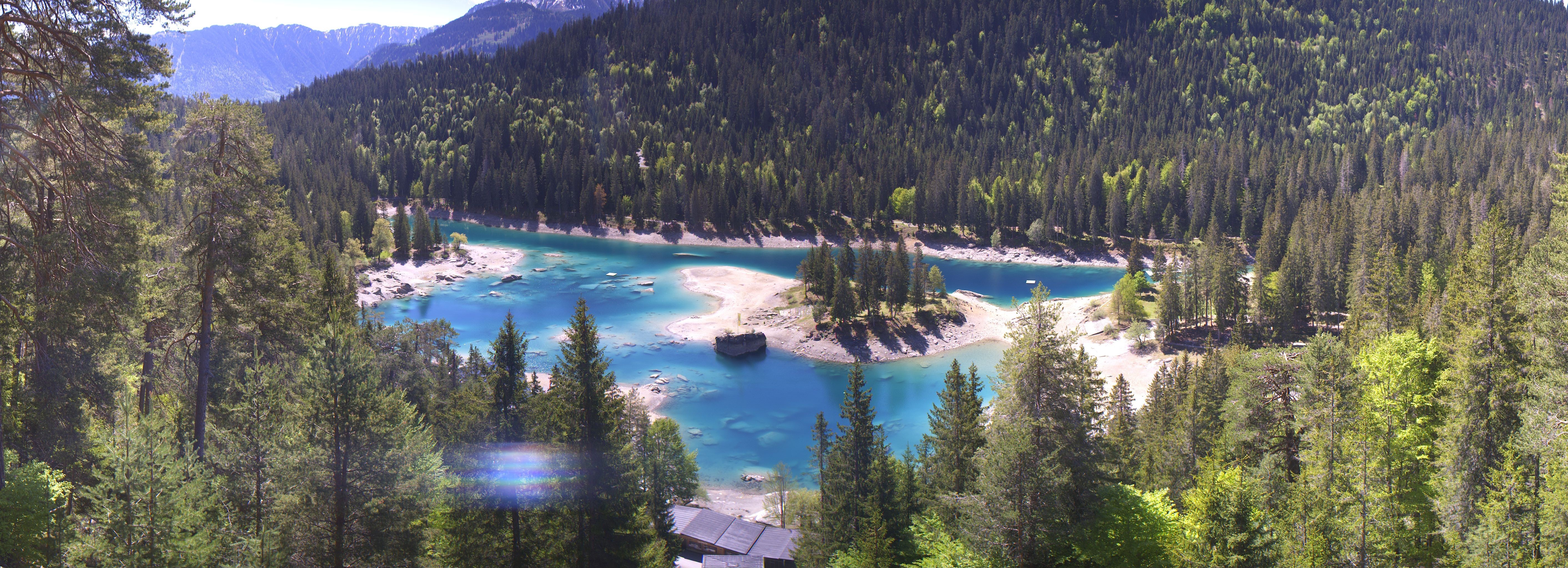 Archiv Foto Webcam Flims: Caumasee