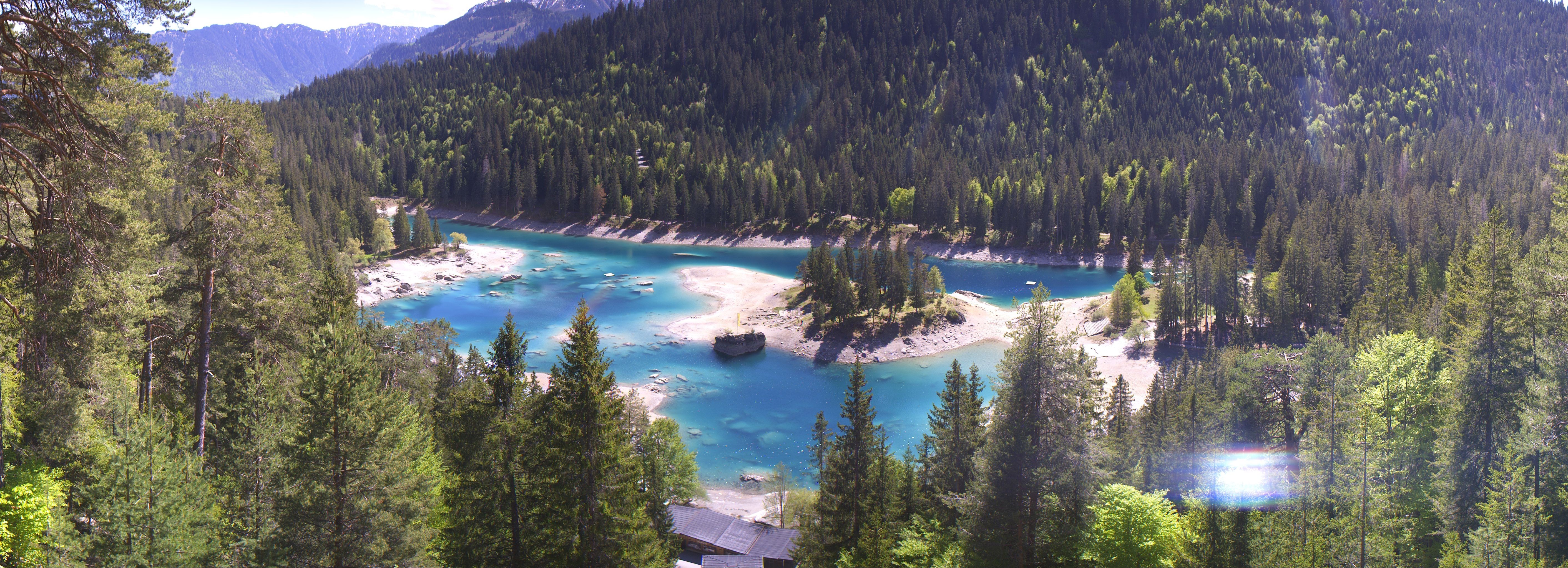 Archiv Foto Webcam Flims: Caumasee