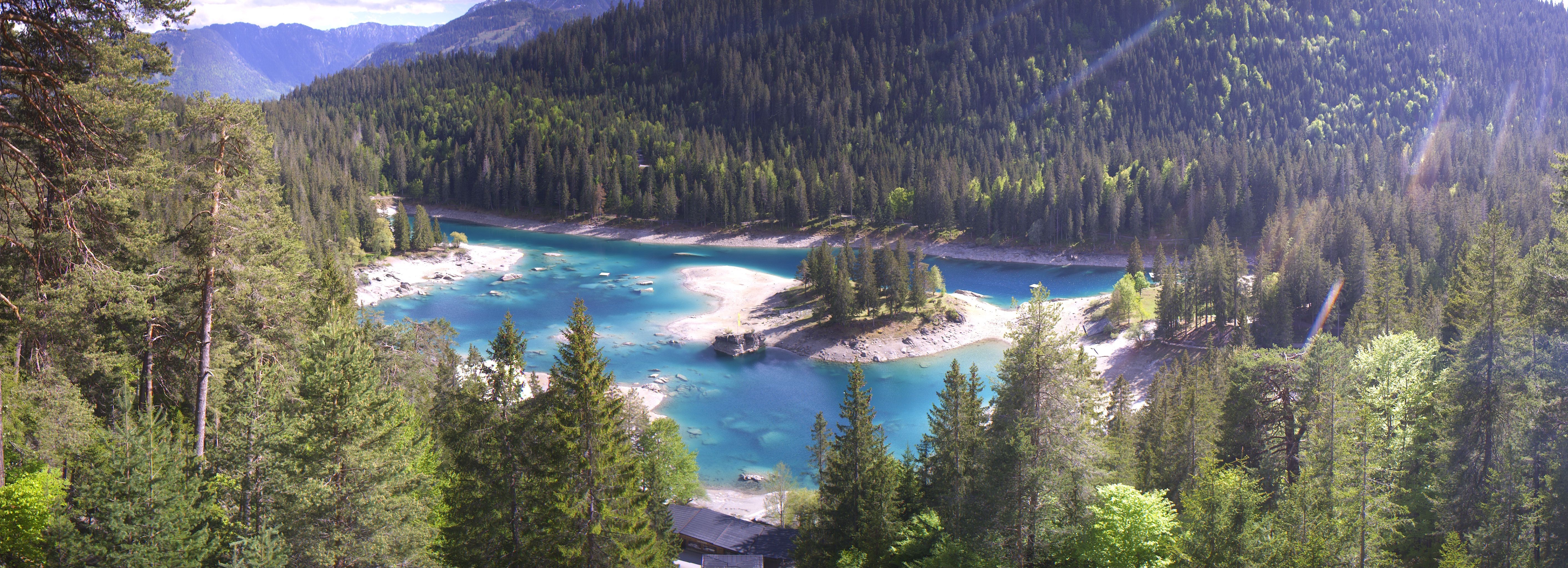 Archiv Foto Webcam Flims: Caumasee