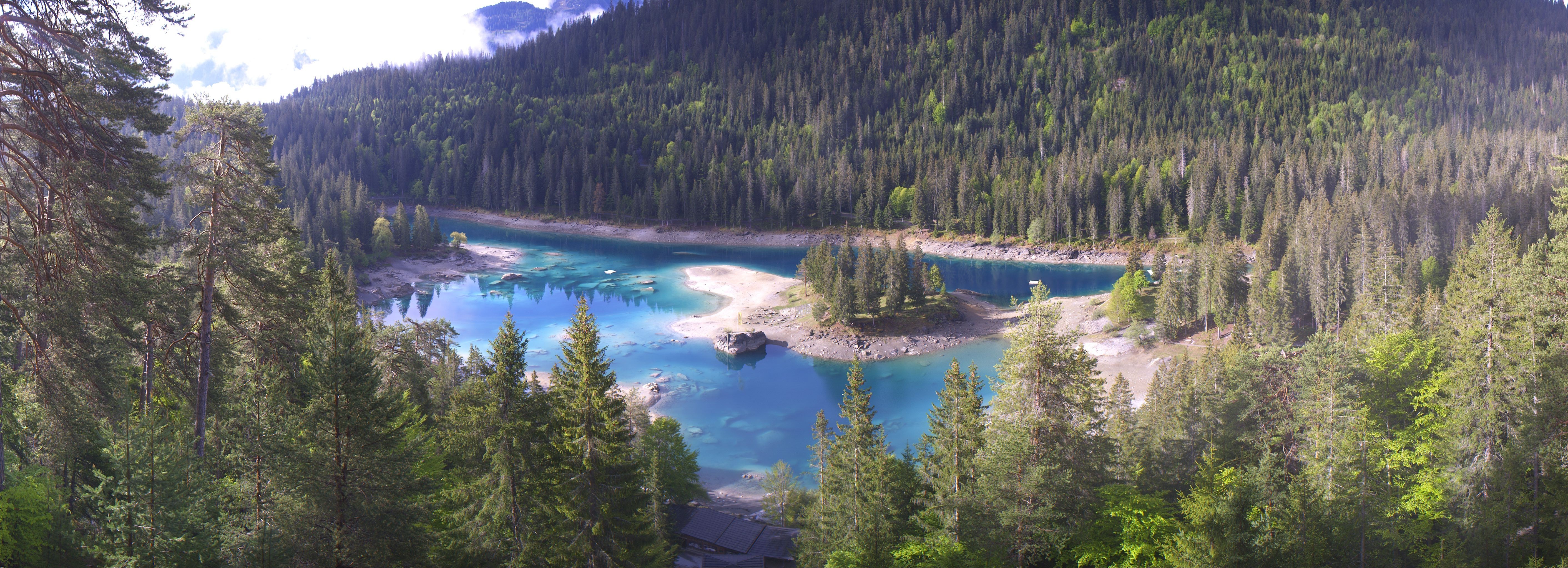 Archiv Foto Webcam Flims: Caumasee