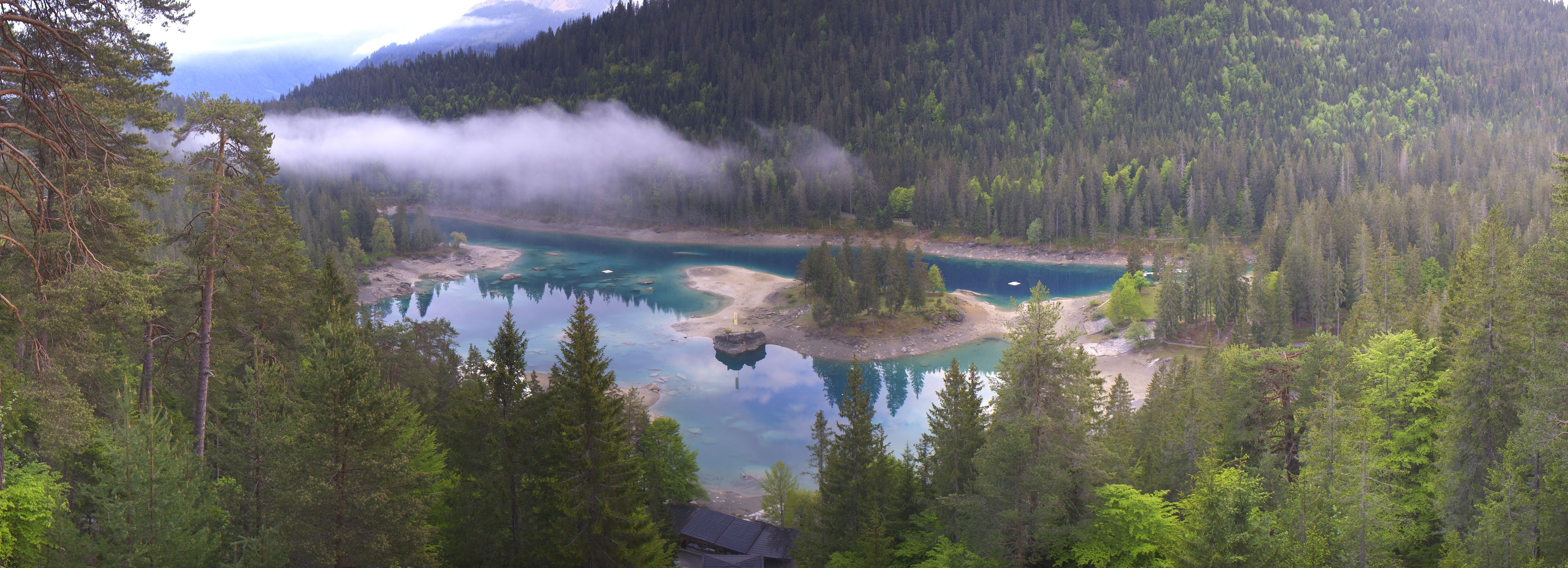 Archiv Foto Webcam Flims: Caumasee