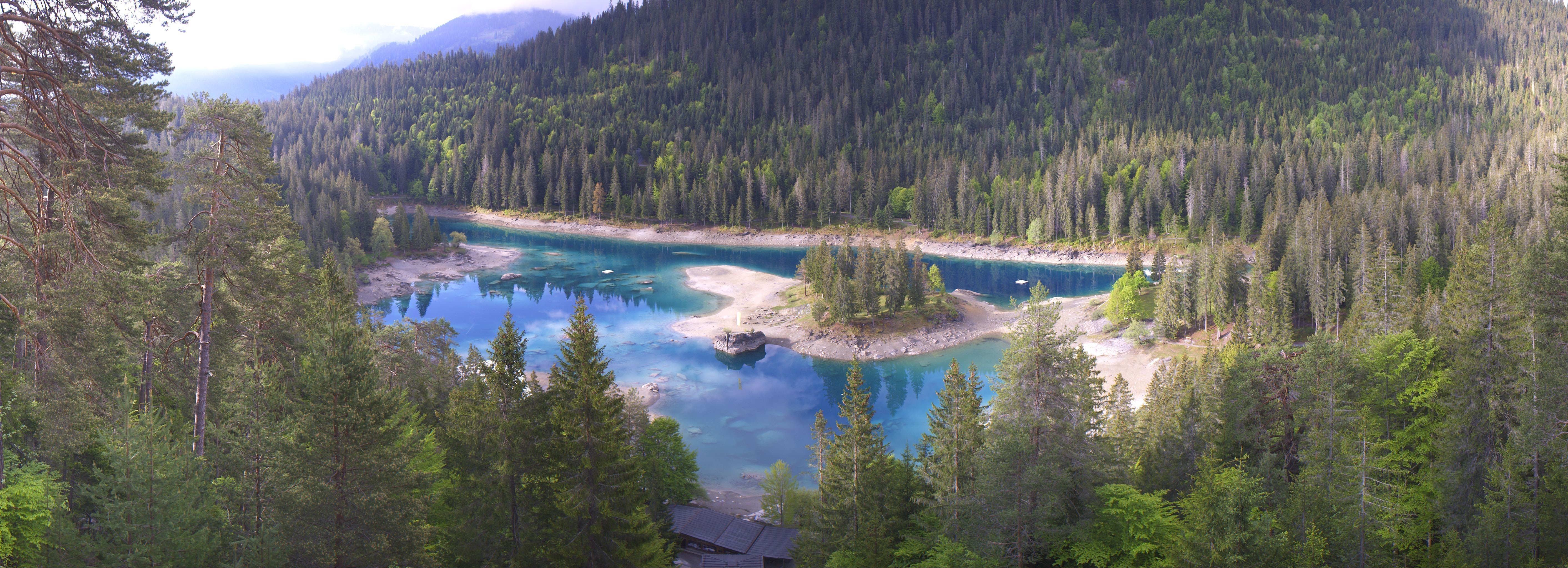 Archiv Foto Webcam Flims: Caumasee