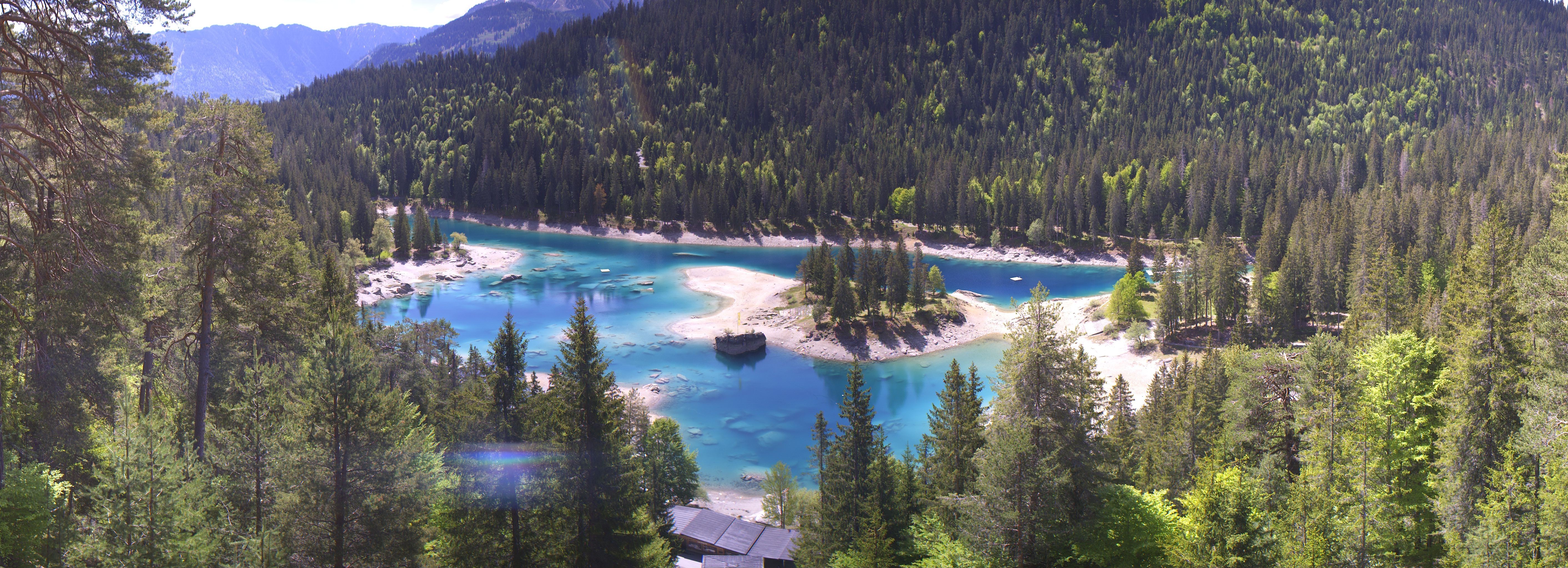 Archiv Foto Webcam Flims: Caumasee