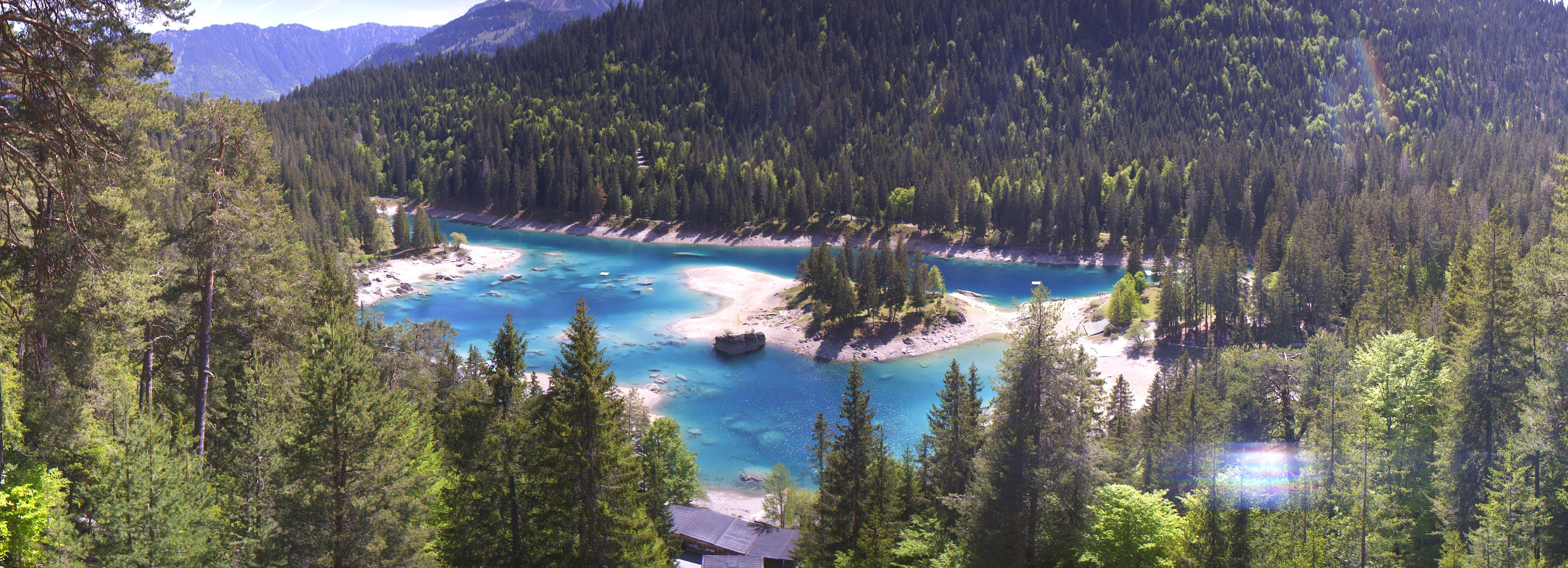 Archiv Foto Webcam Flims: Caumasee