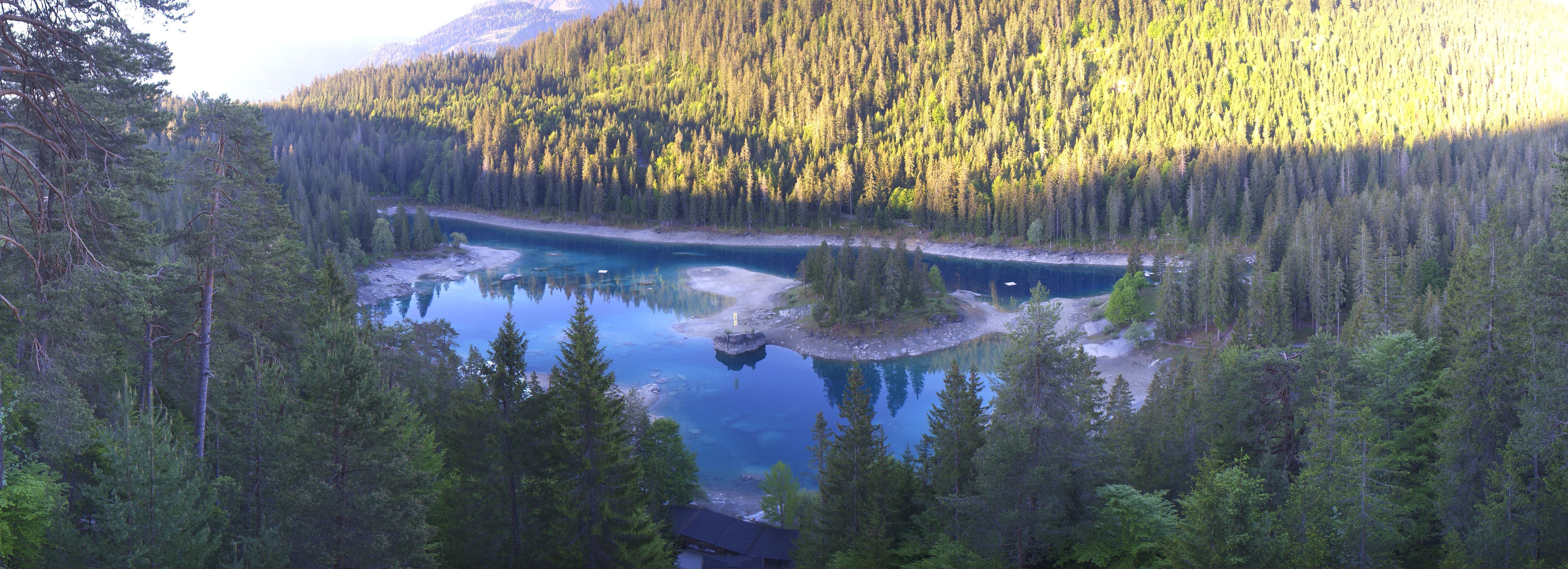 Archiv Foto Webcam Flims: Caumasee