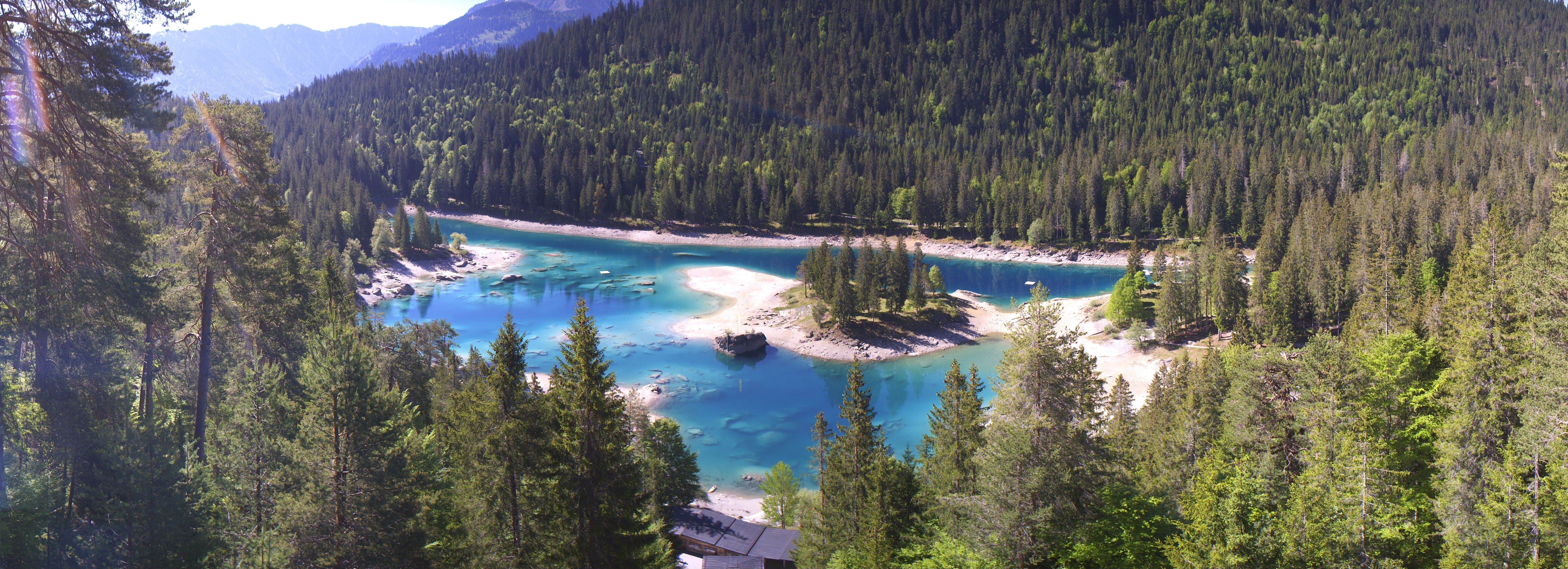 Archiv Foto Webcam Flims: Caumasee
