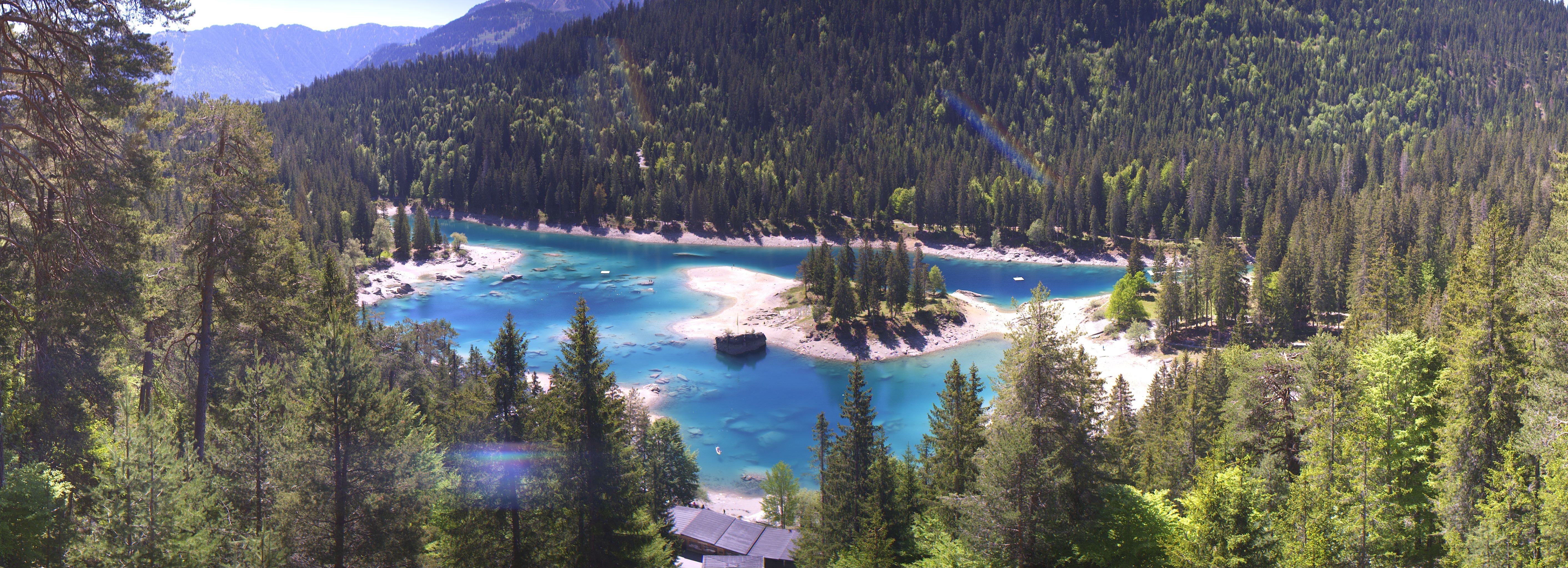 Archiv Foto Webcam Flims: Caumasee