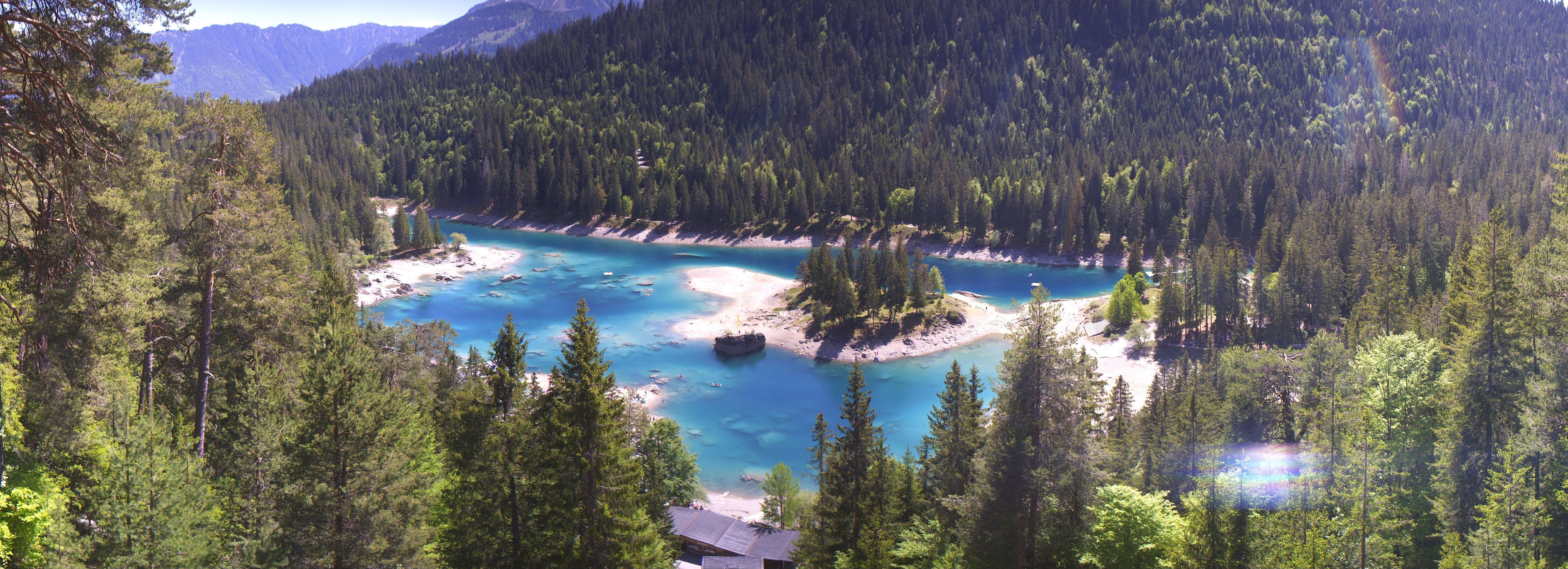 Archiv Foto Webcam Flims: Caumasee