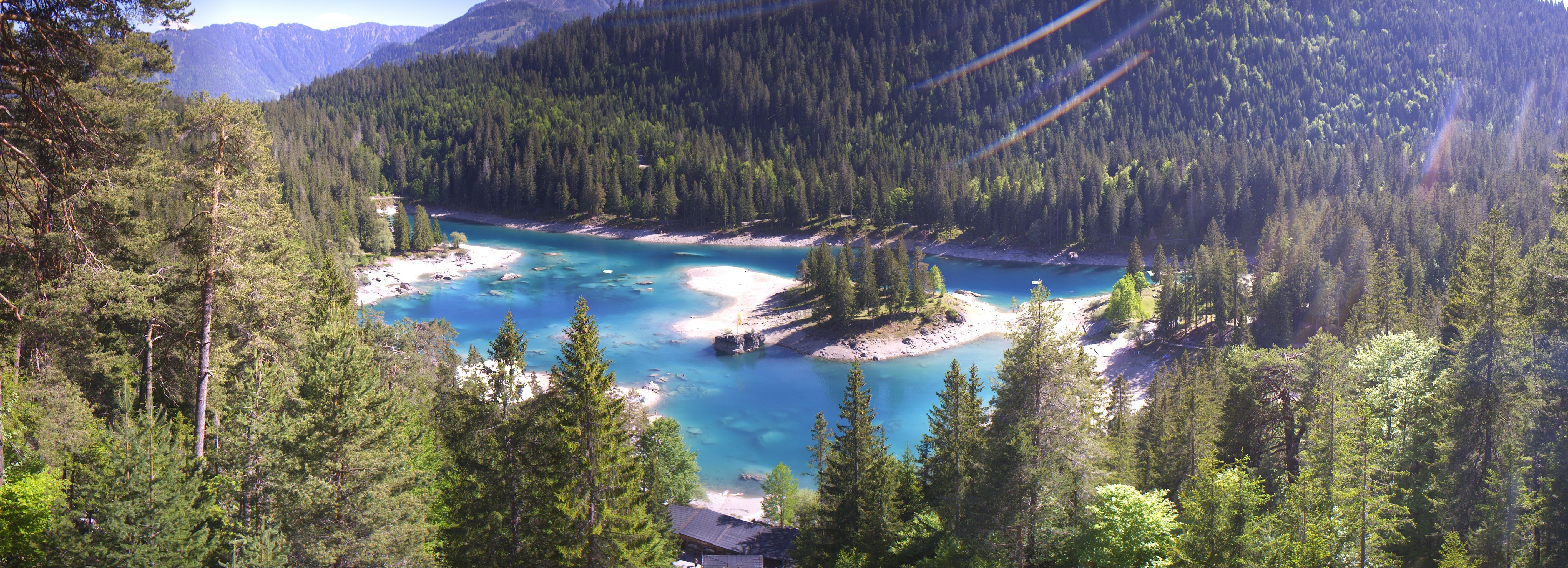 Archiv Foto Webcam Flims: Caumasee