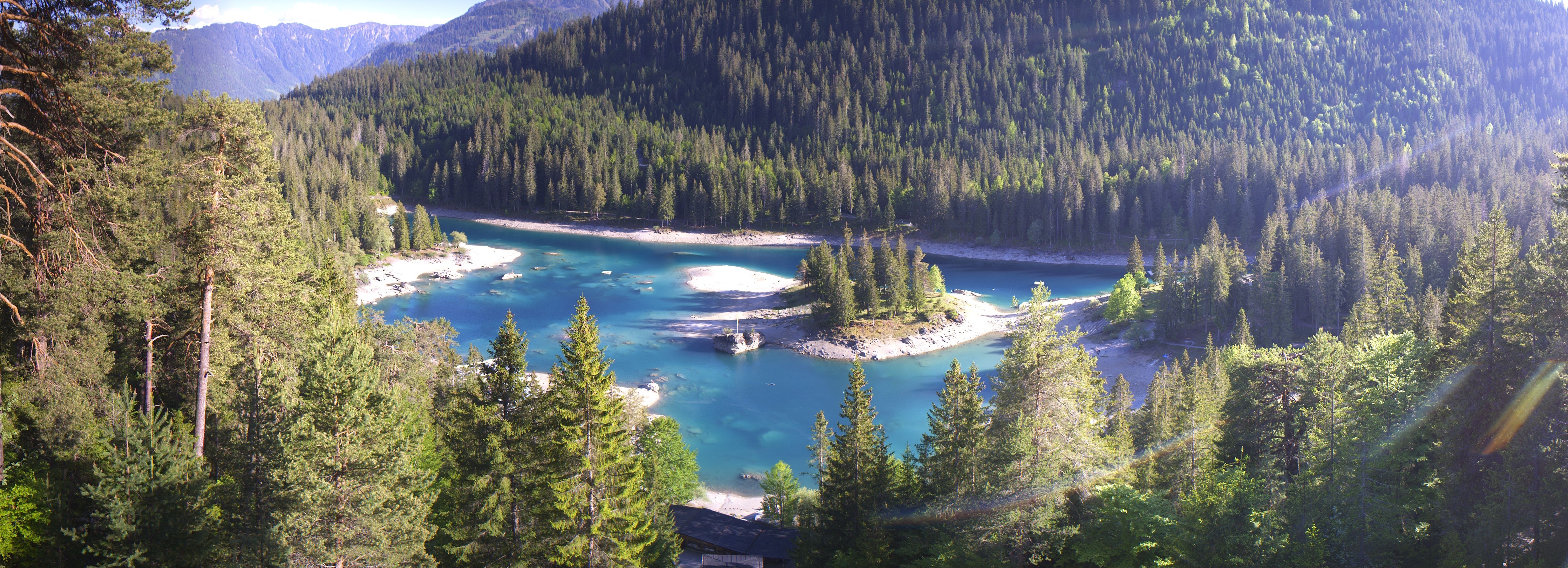 Archiv Foto Webcam Flims: Caumasee