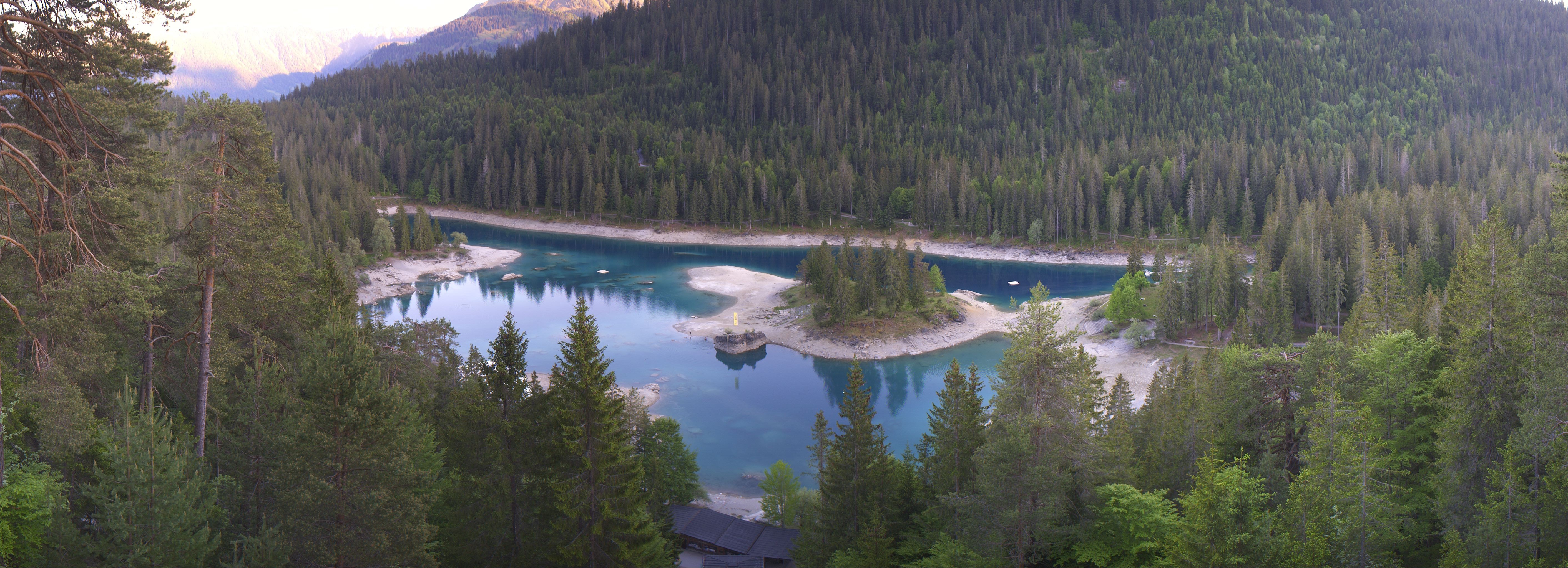 Archiv Foto Webcam Flims: Caumasee